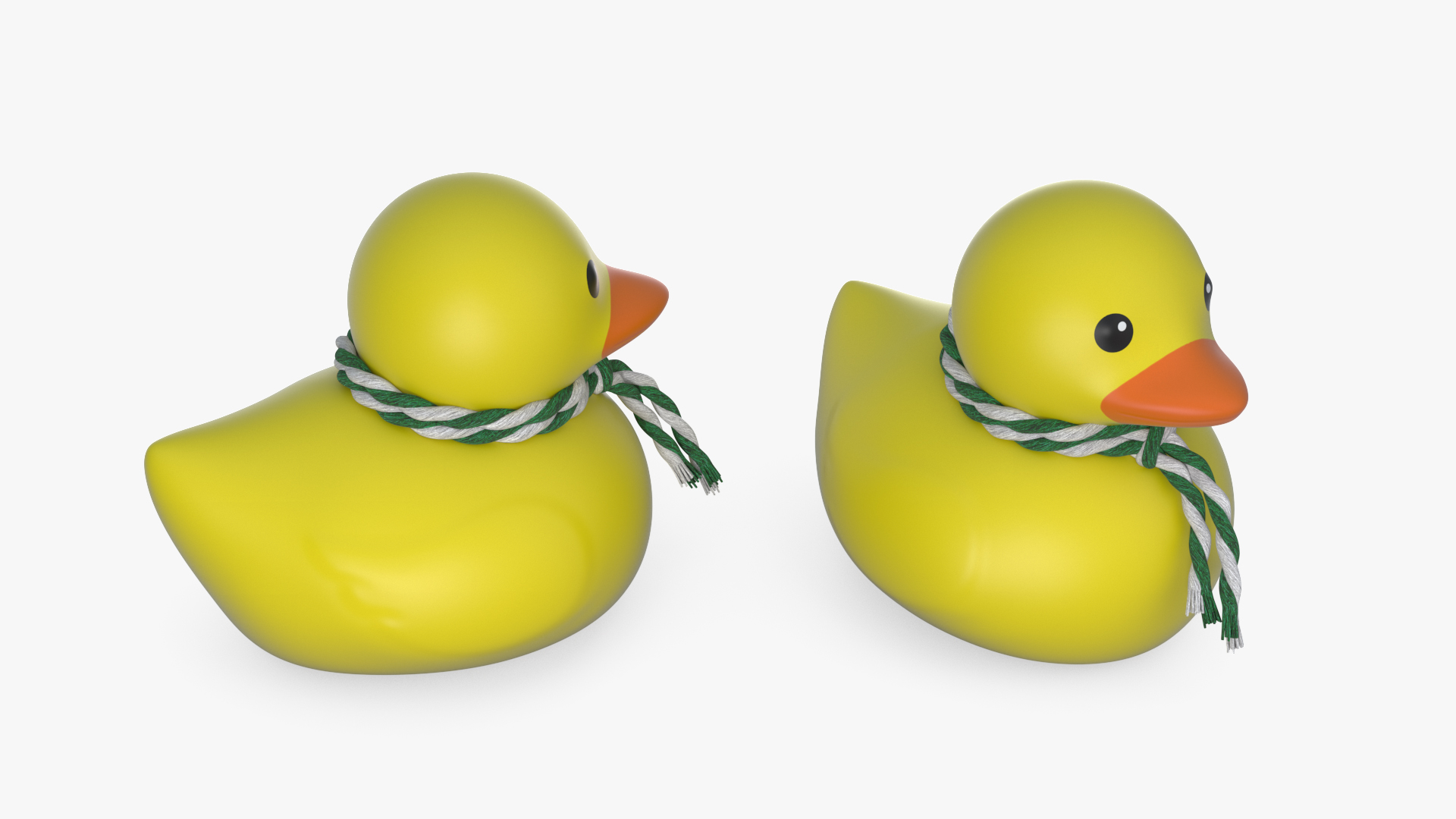 Scarf Green for Rubber Duck 3D