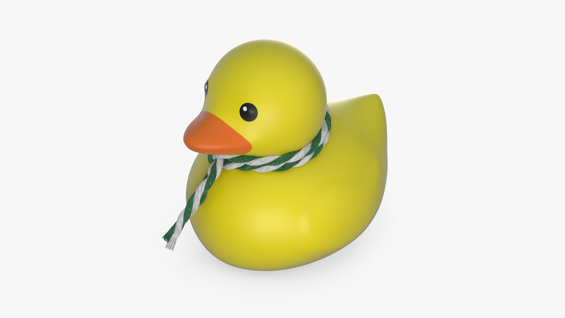 Scarf Green for Rubber Duck 3D