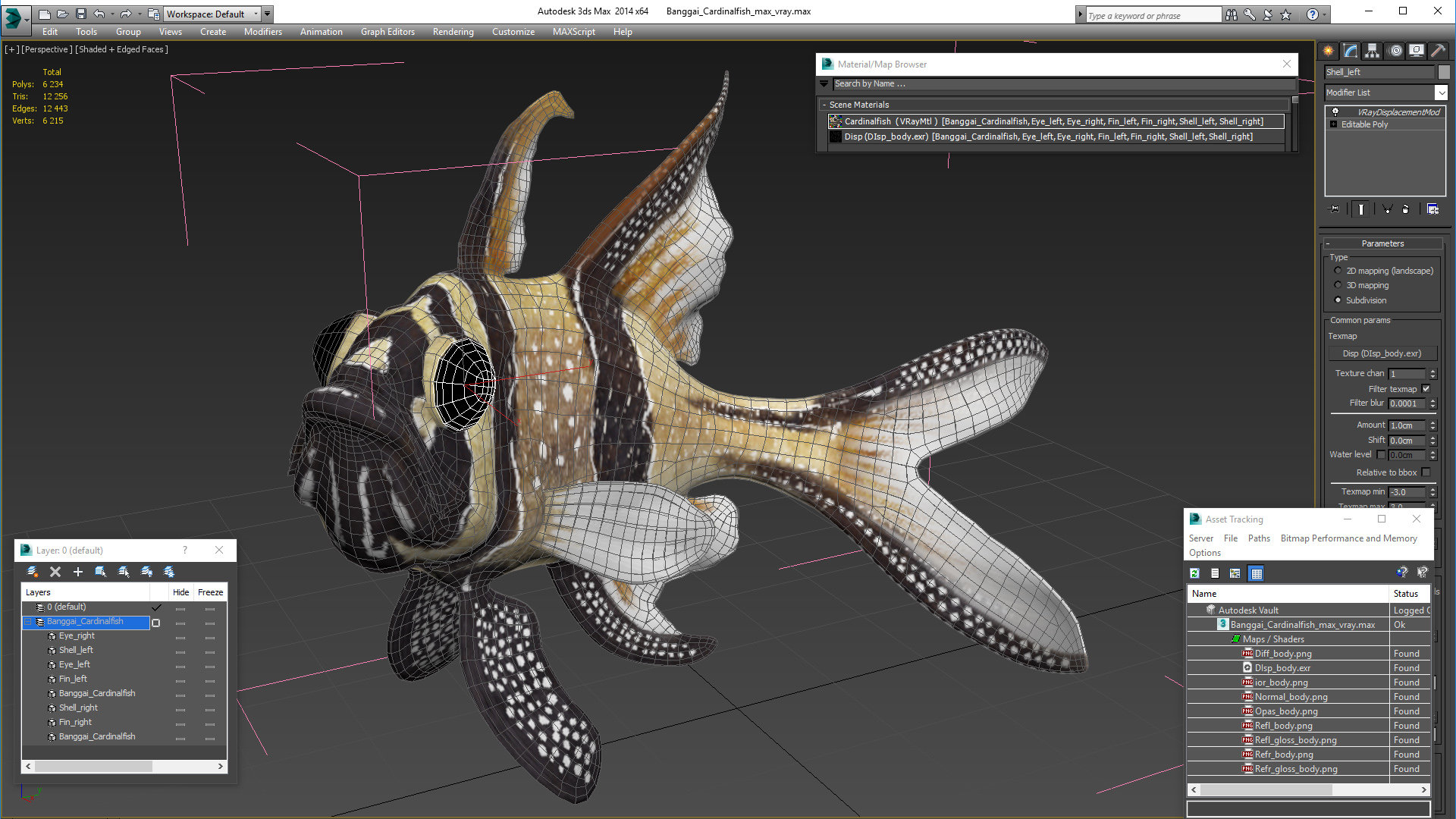 3D model Banggai Cardinalfish