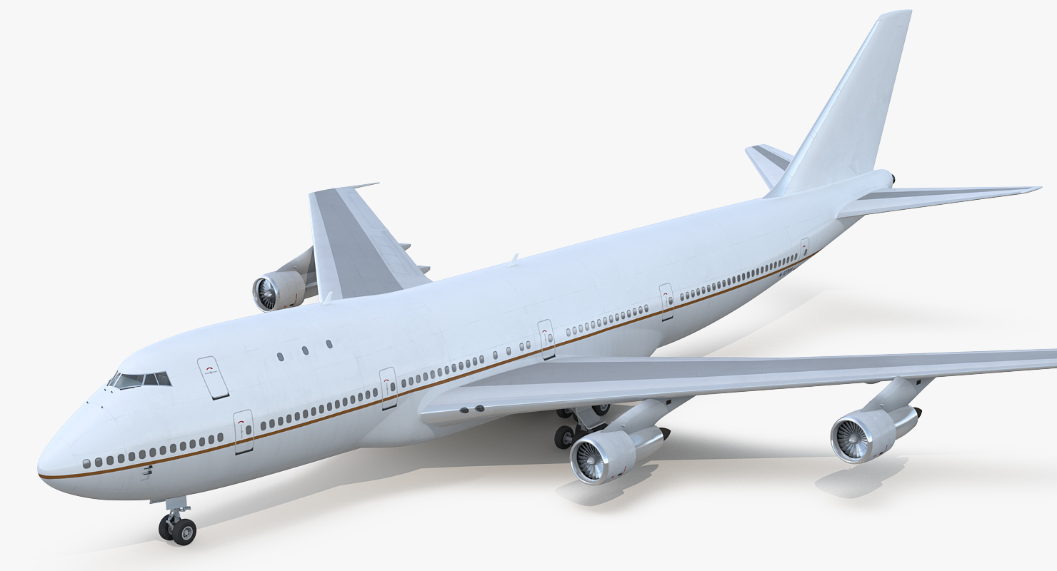 3D Boeing 747 100B Generic model