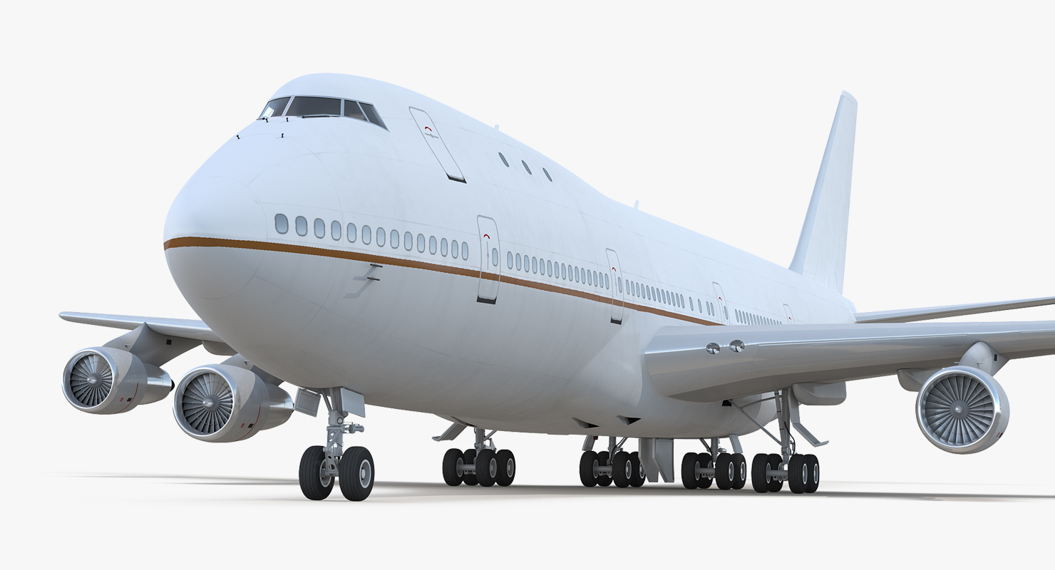 3D Boeing 747 100B Generic model