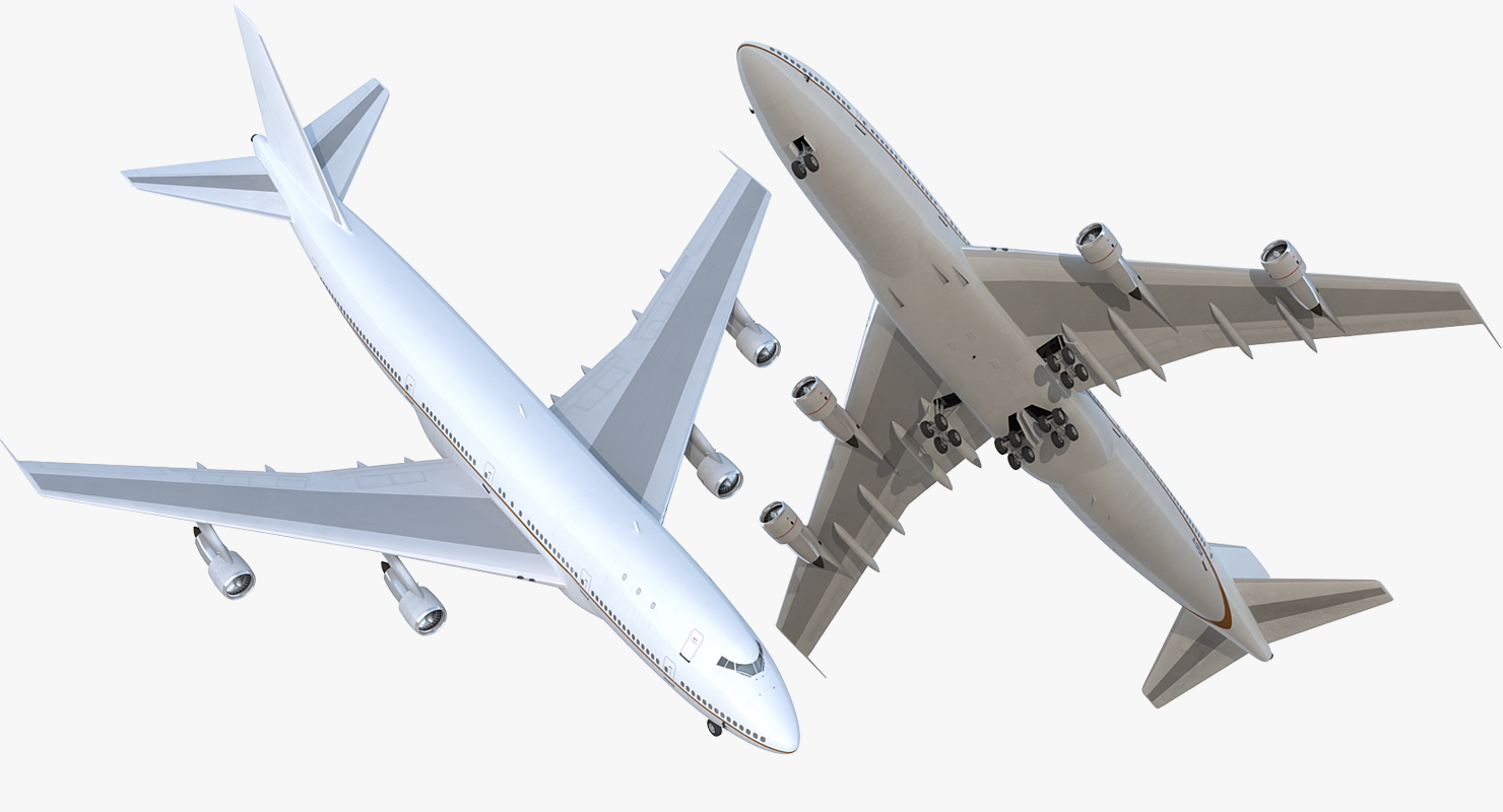 3D Boeing 747 100B Generic model