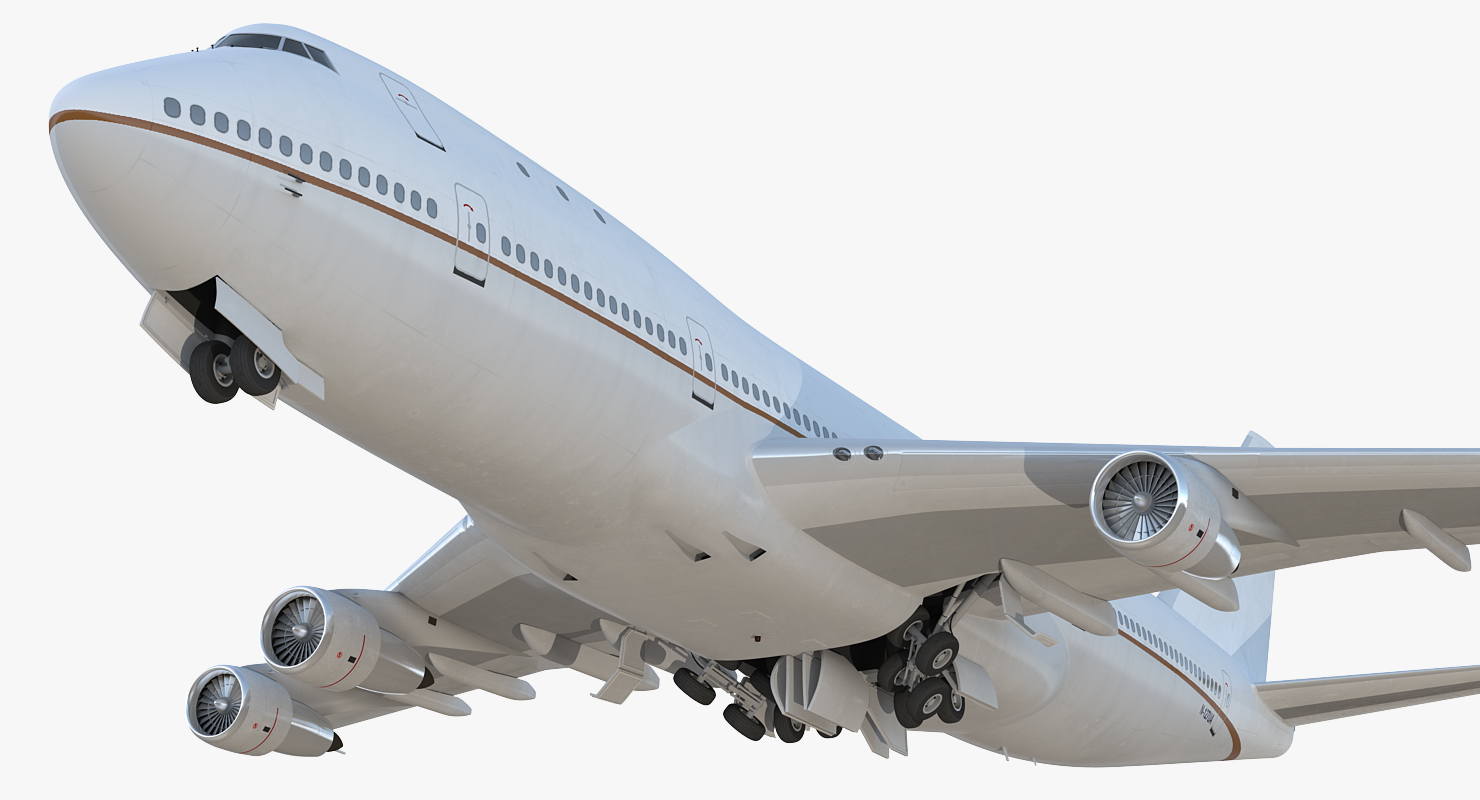 3D Boeing 747 100B Generic model