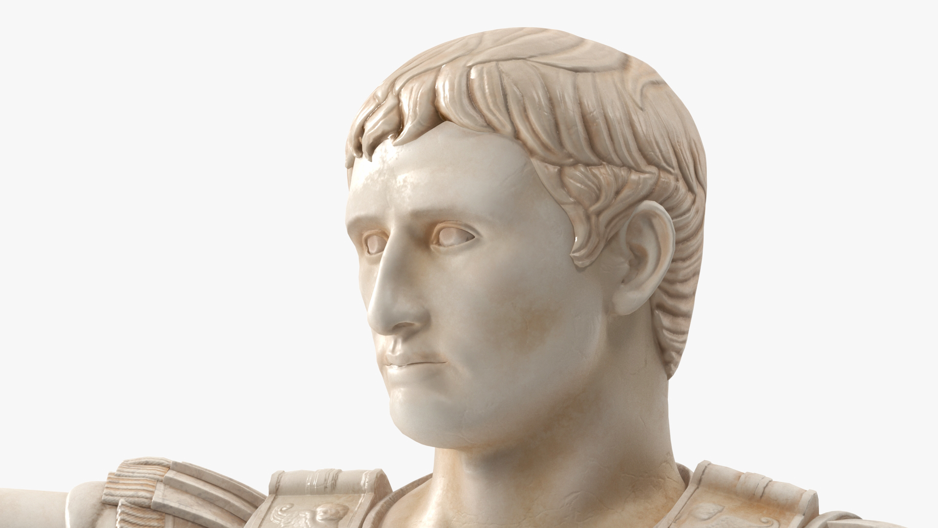 3D Caesar Augustus of Prima Porta Roman Statue for 3D Print