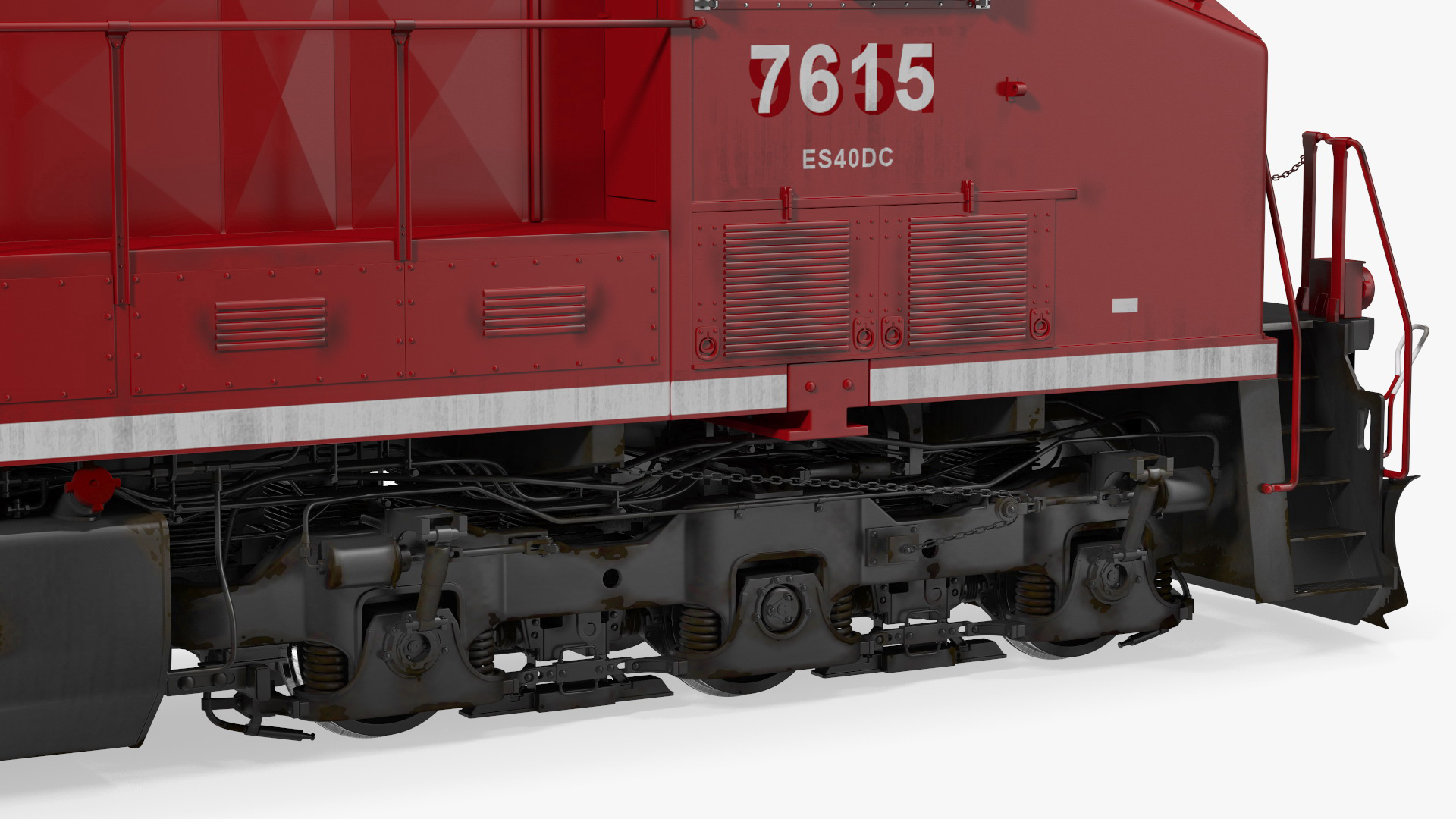 3D Locomotive Canadian Pacific with Hopper Car Generic