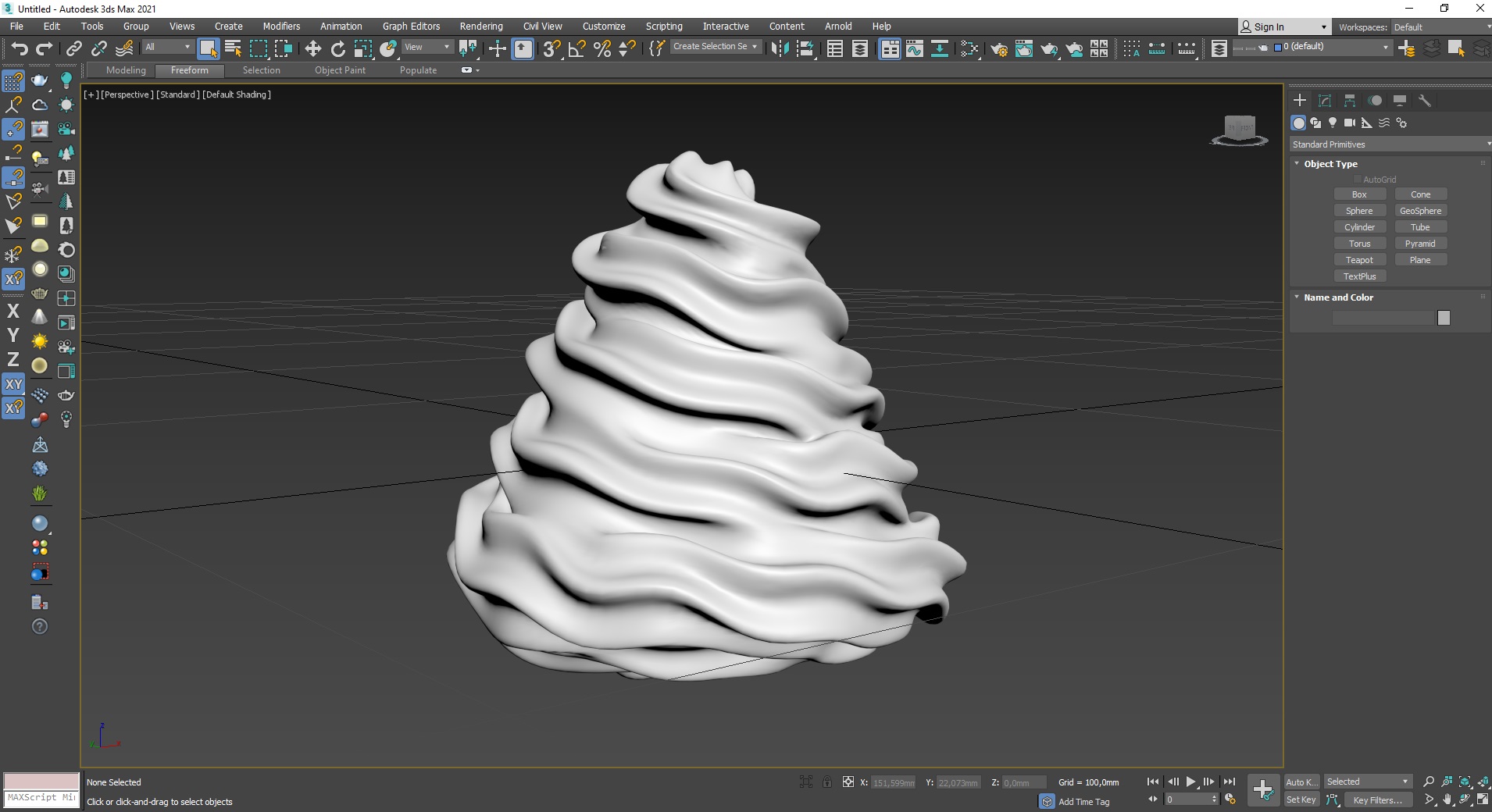 3D Chocolate Whipped Cream for 3D Print