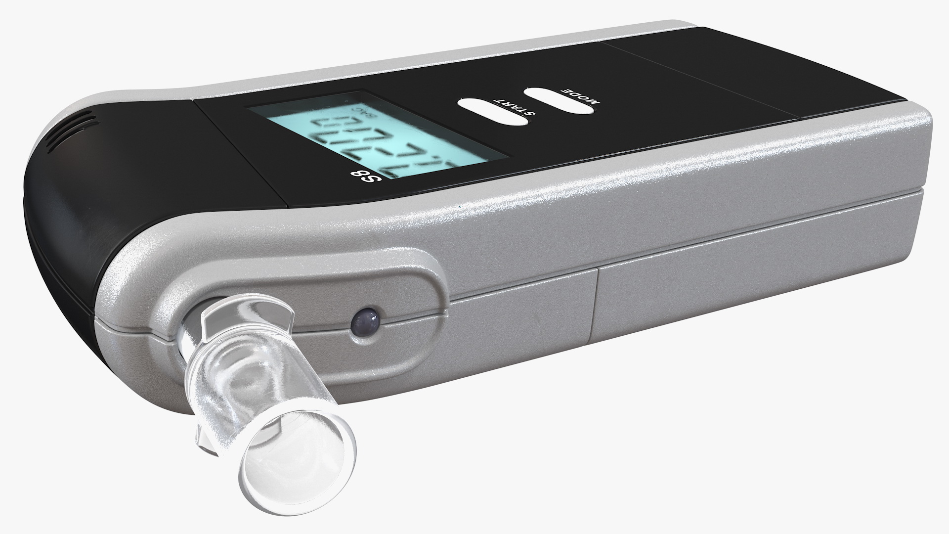 Digital Portable Breathalyzer 3D model