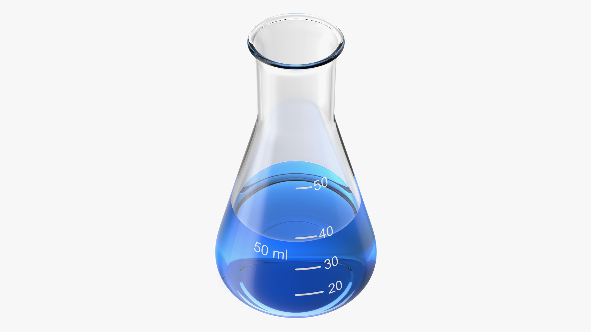 3D Conical Flask 50ml model