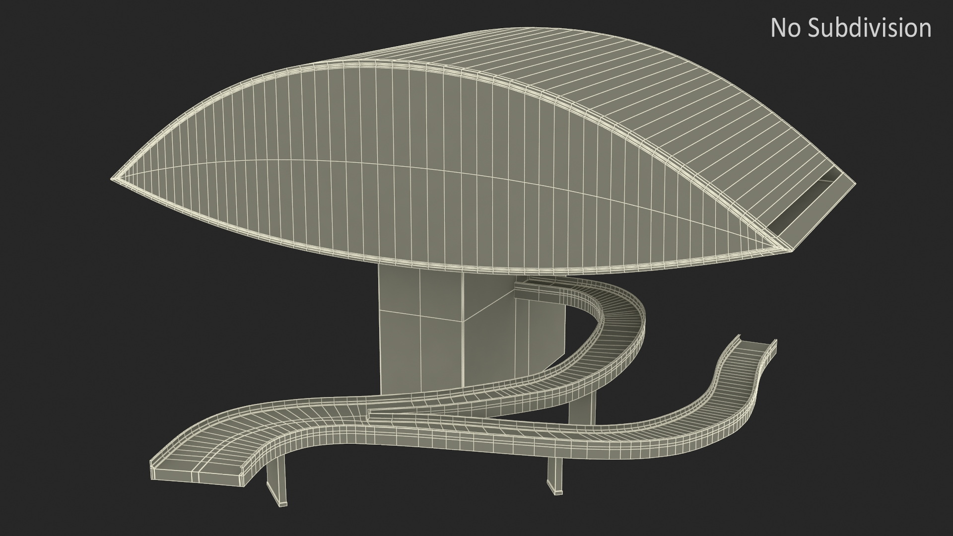 3D model Museu Oscar Niemeyer