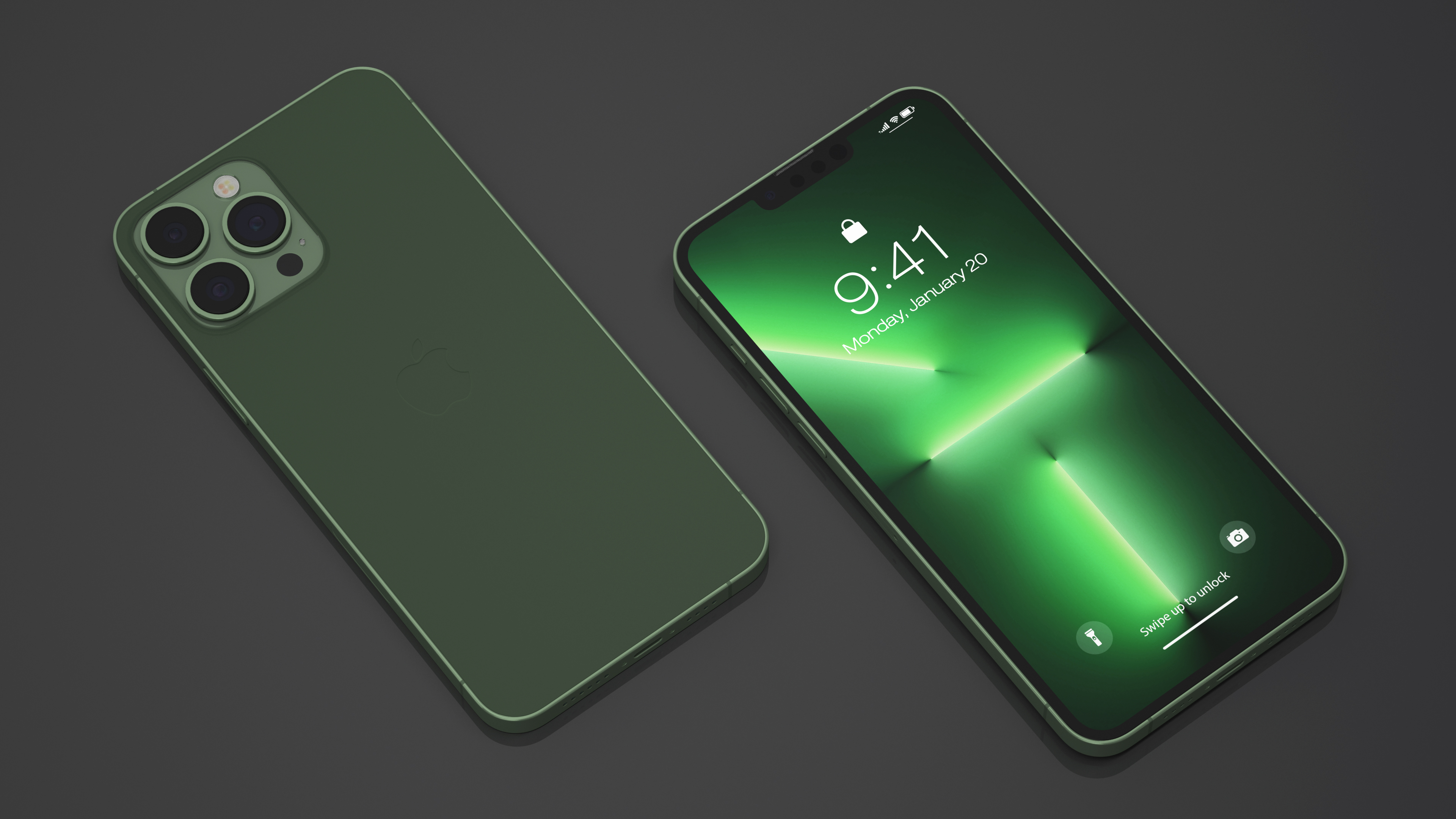 3D model iPhone 13 Pro Max Sierra Green