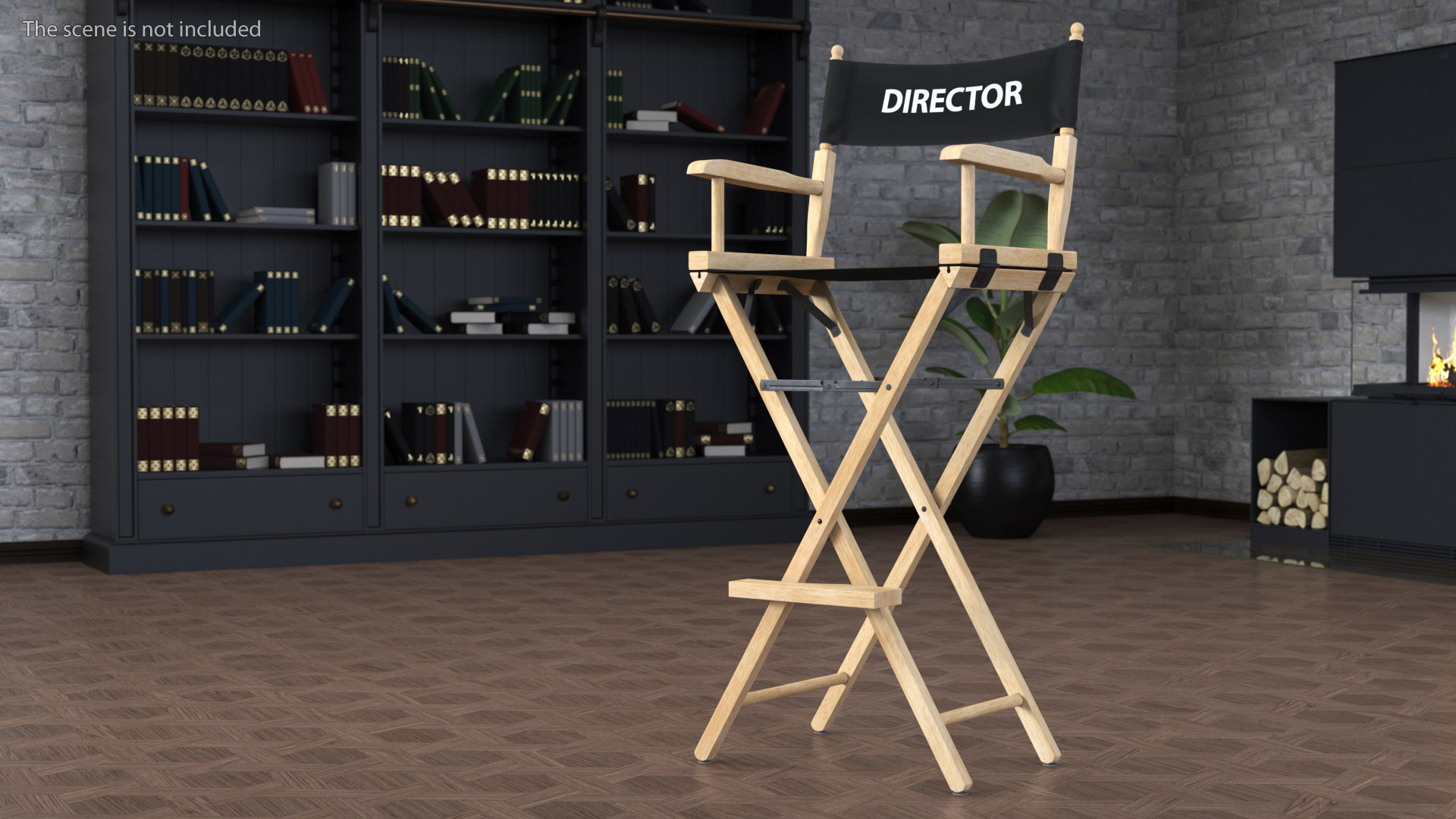 Tall Director Chair 3D model