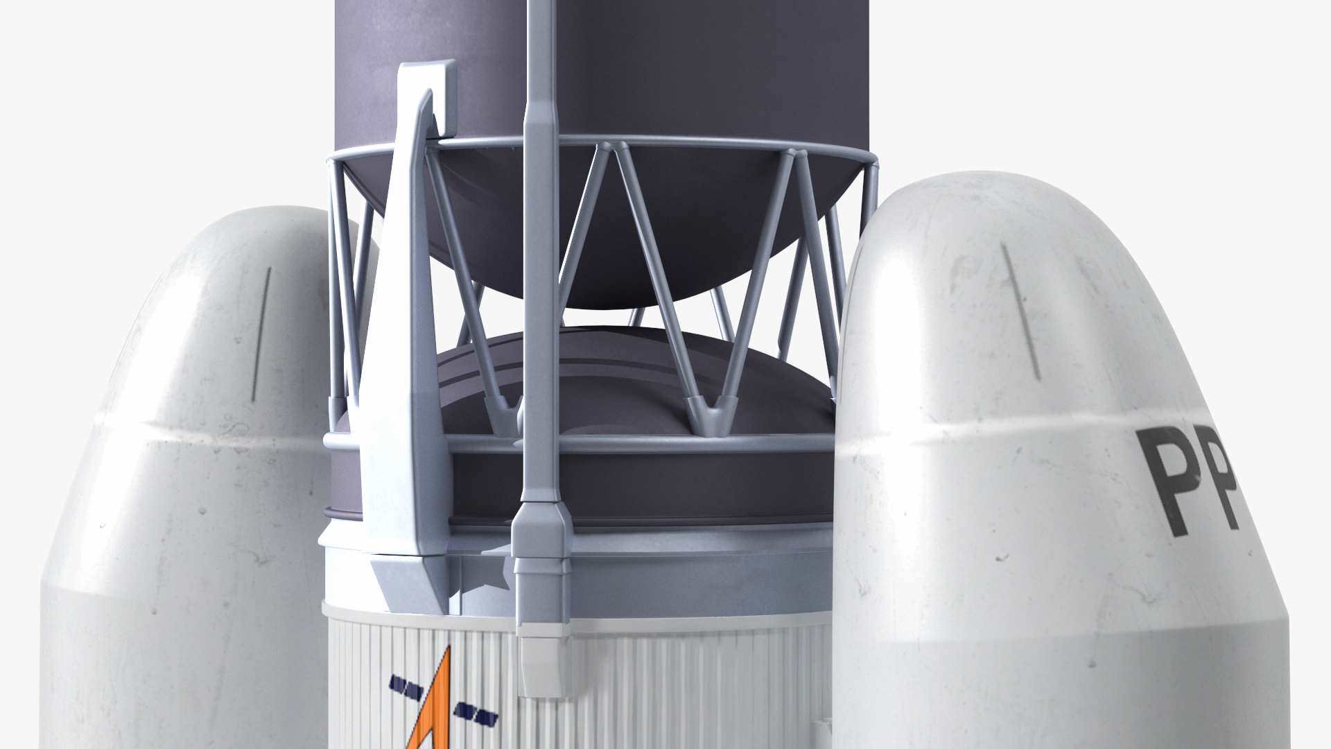 Indian Space Research Rocket GSLV MkIII 3D model