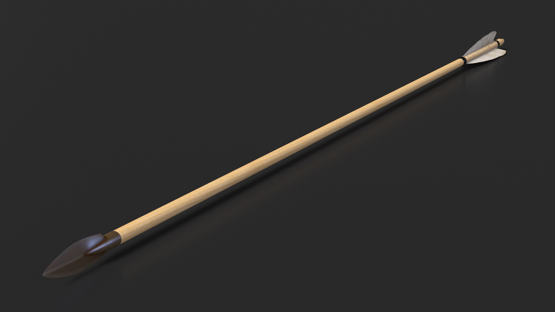 3D model Traditional Archery Arrow