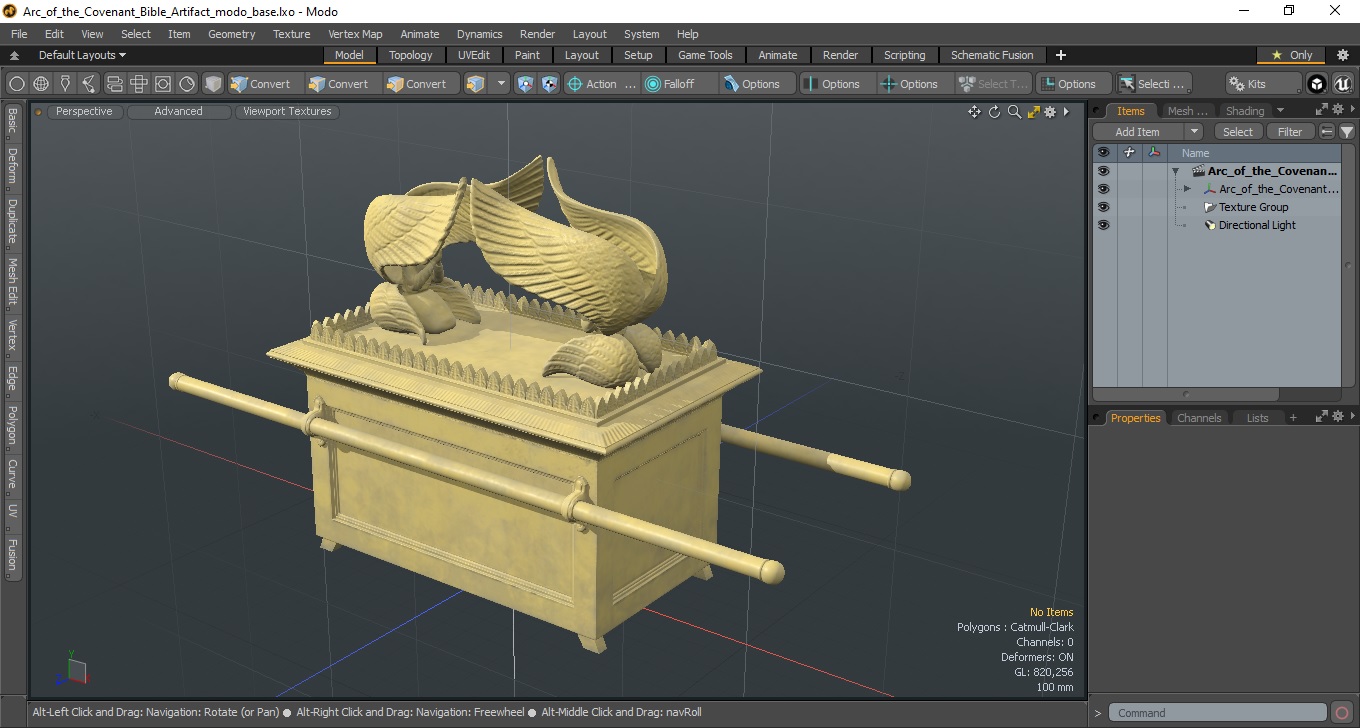 Arc of the Covenant Bible Artifact 3D model