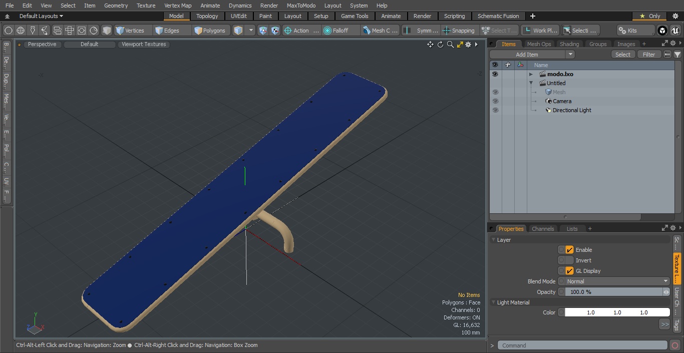 3D Teeter Totter for Dog Park Blue