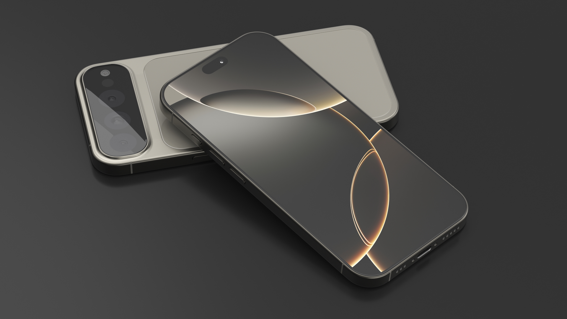 3D Apple iPhone 17 Concept Smartphone Titanium model