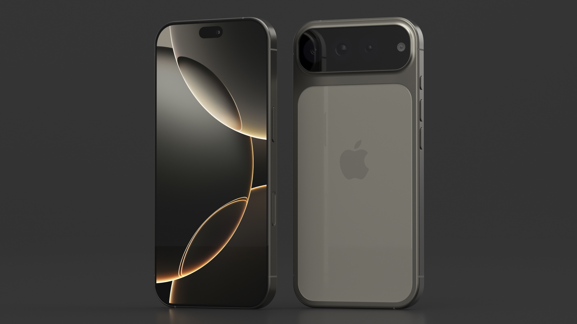 3D Apple iPhone 17 Concept Smartphone Titanium model