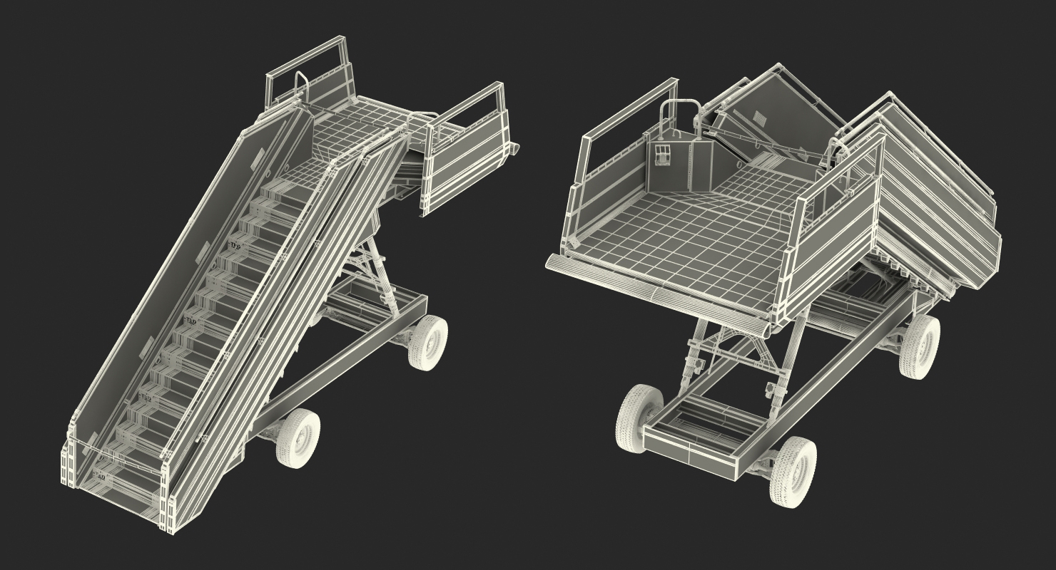 3D model Passenger Steps