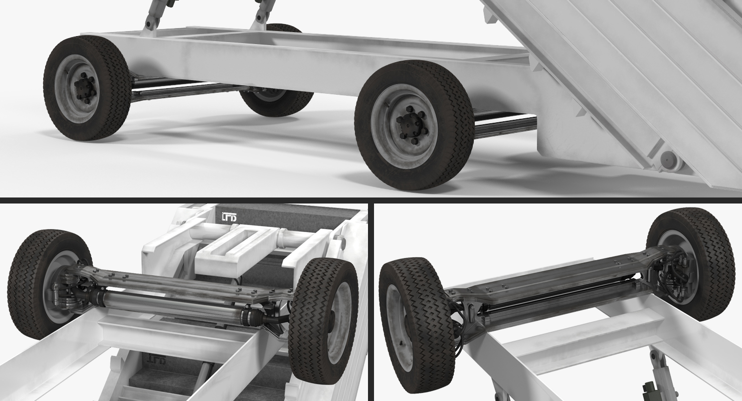 3D model Passenger Steps