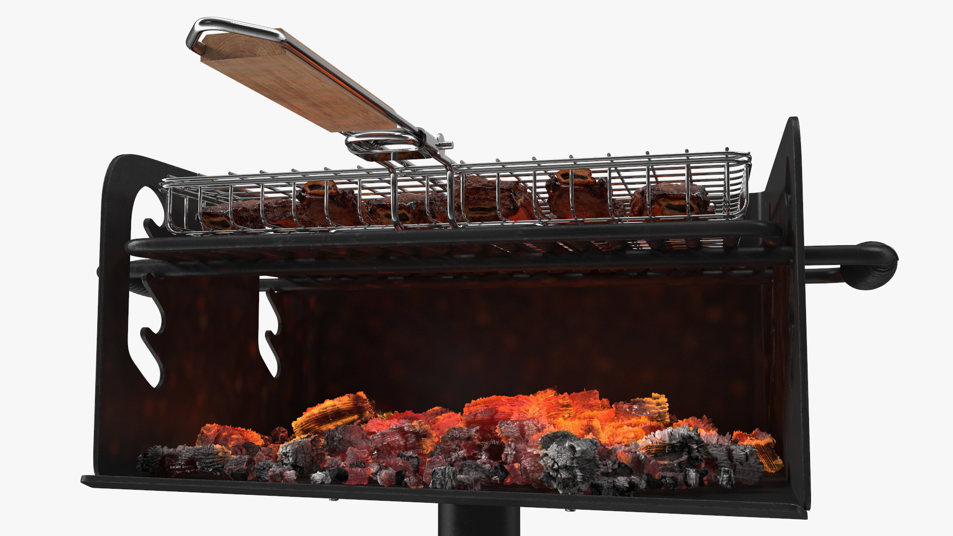 Grilled Pork Ribs 3D