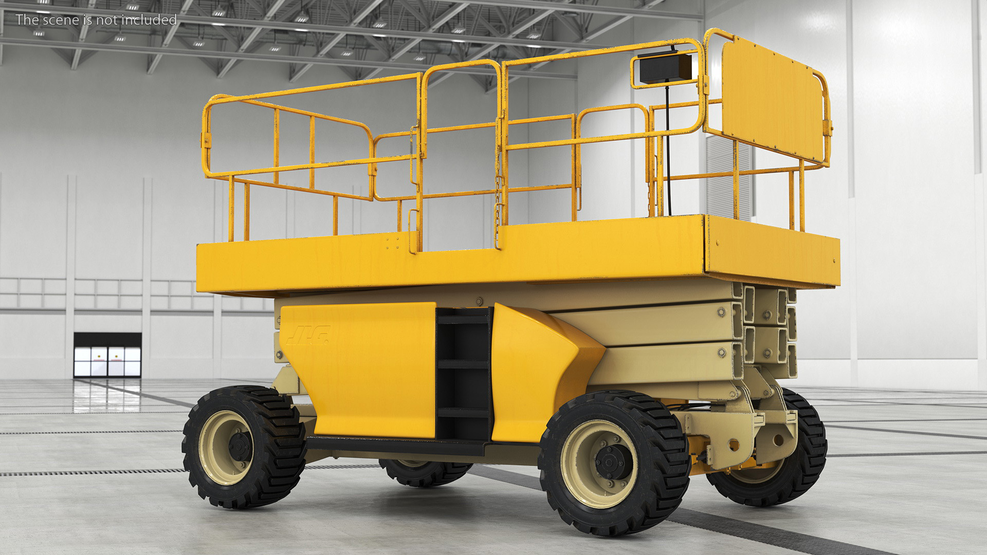 Industrial Heavy Duty Scissor Lift 3D model