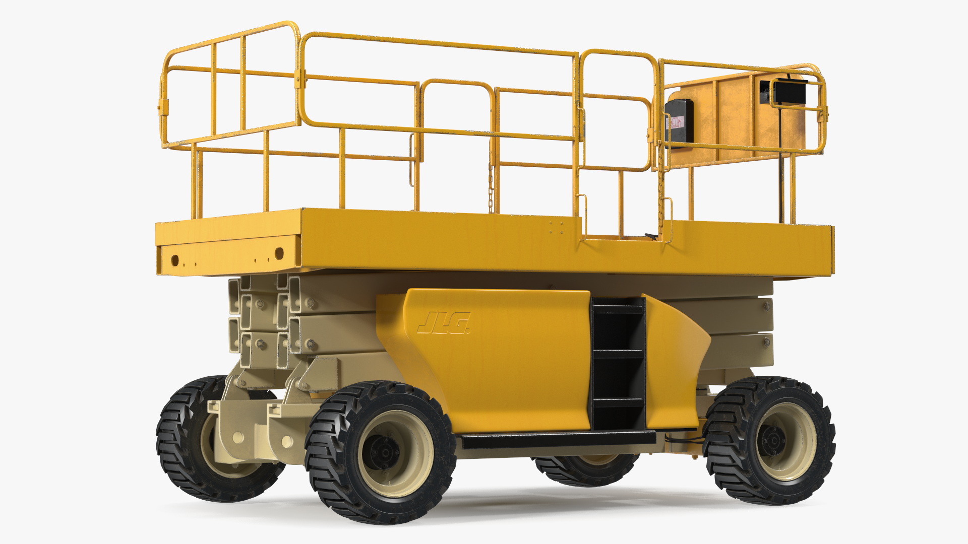 Industrial Heavy Duty Scissor Lift 3D model