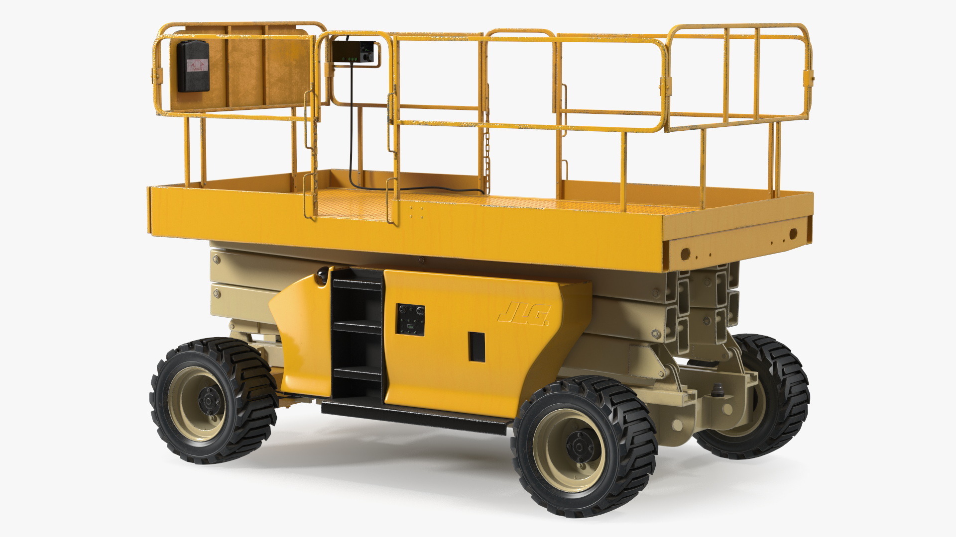 Industrial Heavy Duty Scissor Lift 3D model