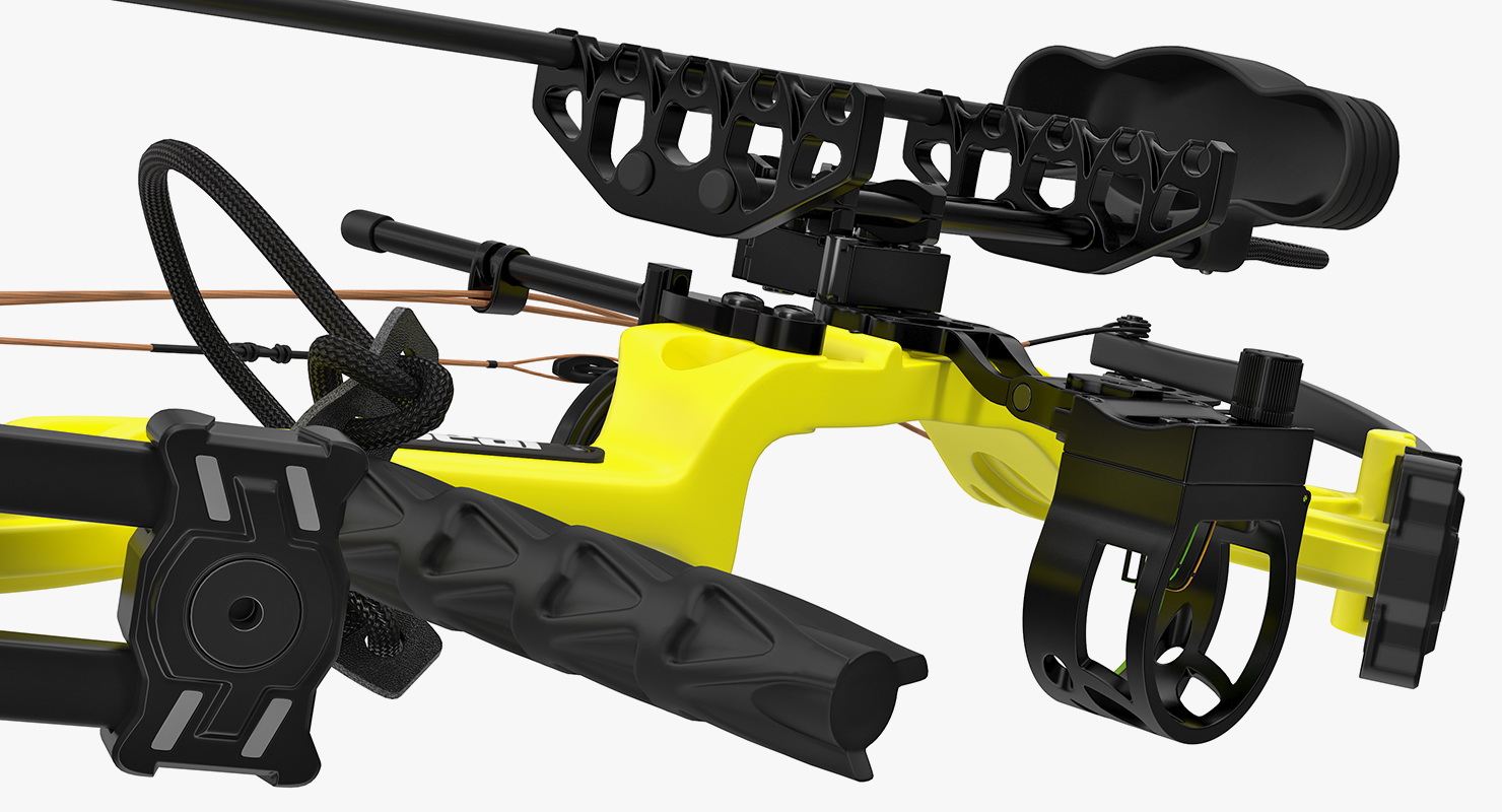 Yellow Compound Bow Bear Cruzer G2 3D model