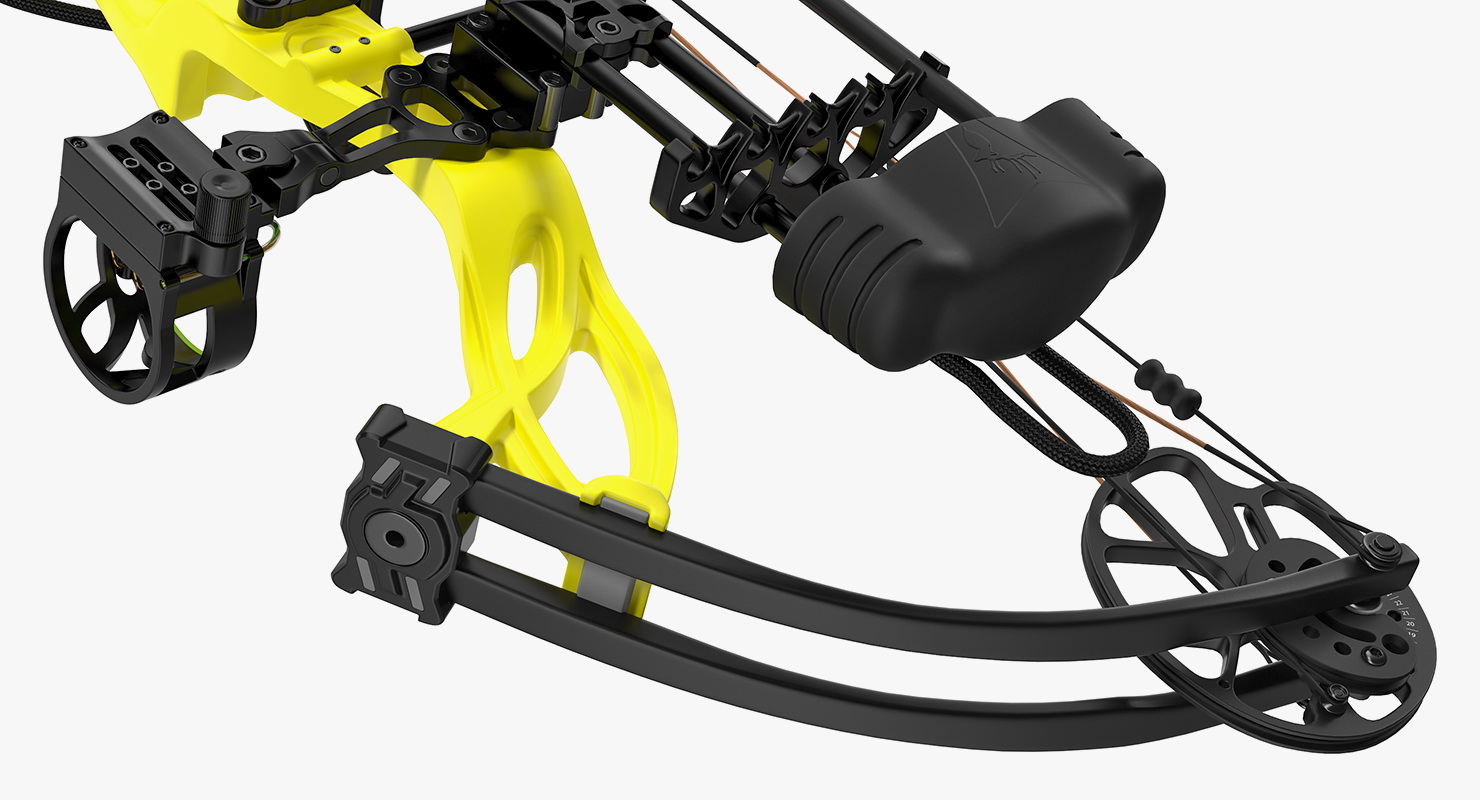 Yellow Compound Bow Bear Cruzer G2 3D model