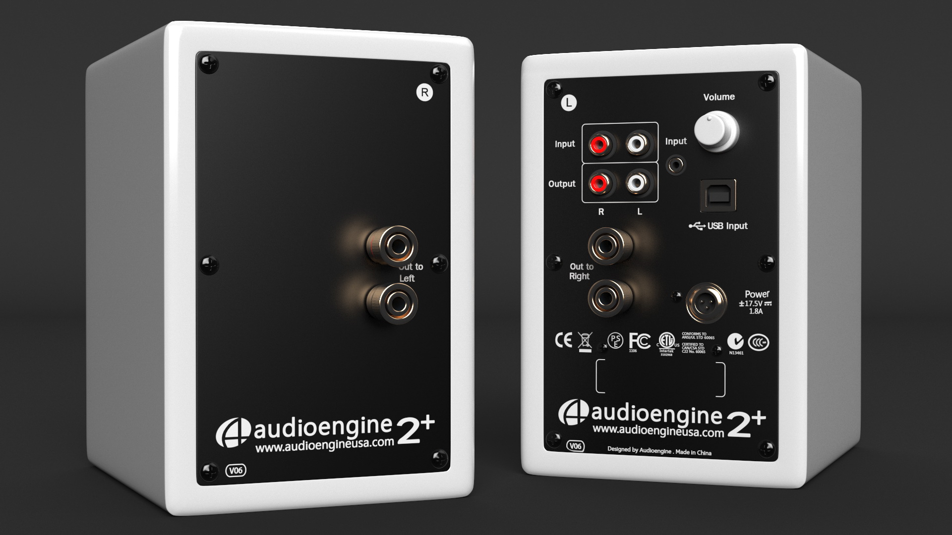 Multimedia Speakers Audioengine A2 3D model