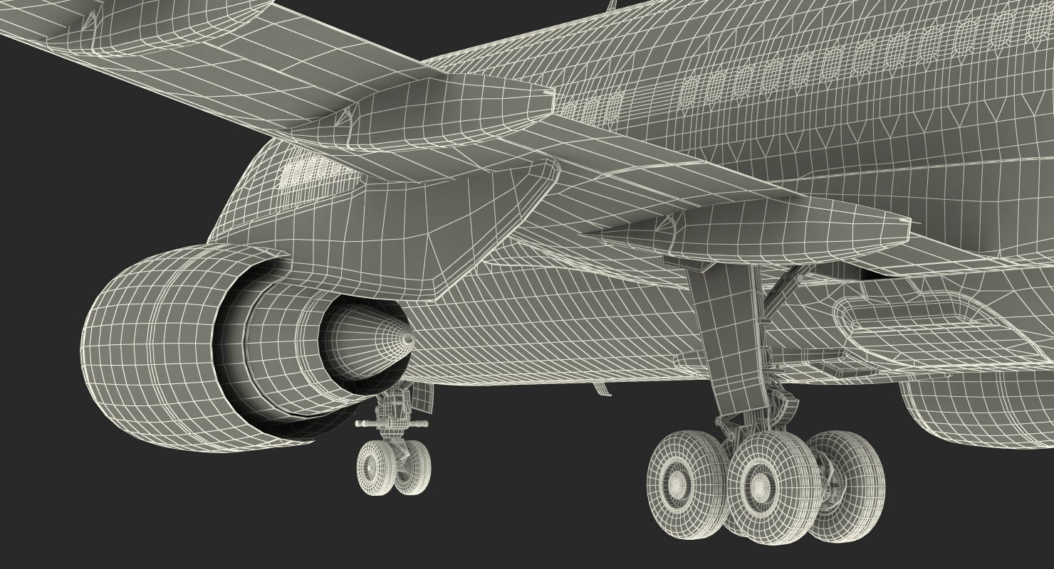 3D model Airbus A310 300 Pan American Rigged