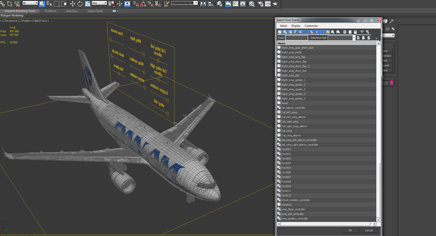 3D model Airbus A310 300 Pan American Rigged