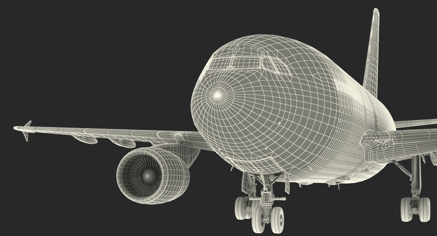 3D model Airbus A310 300 Pan American Rigged