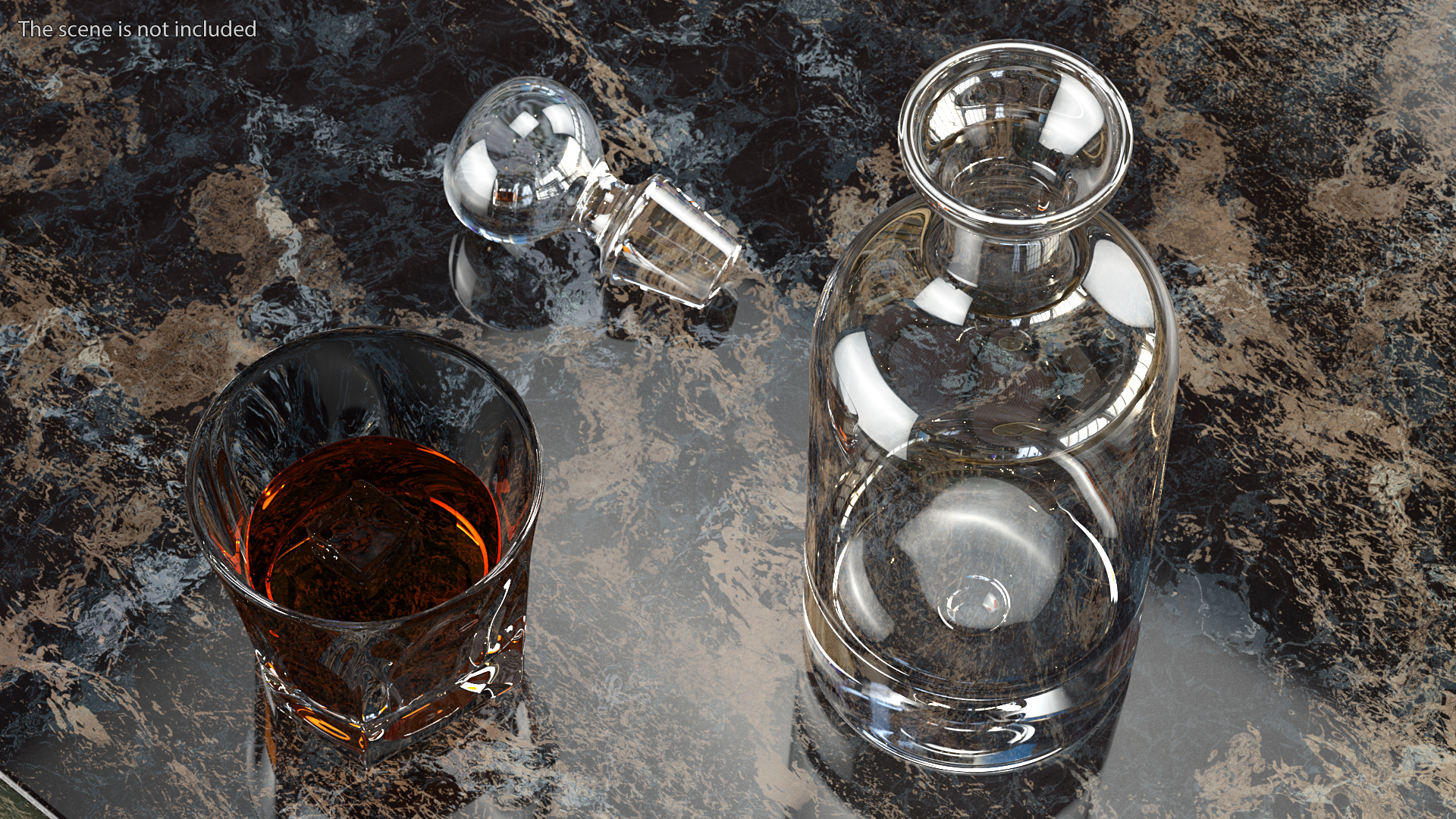 3D Direction Decanter model