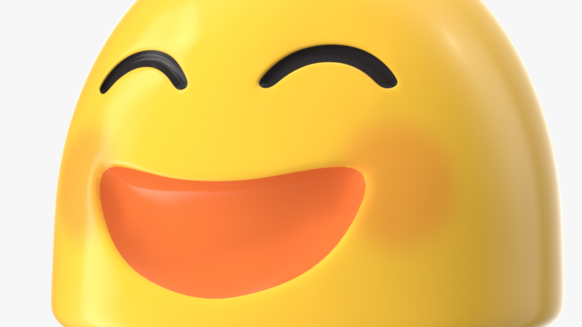 3D Smiling Face Android Emoji