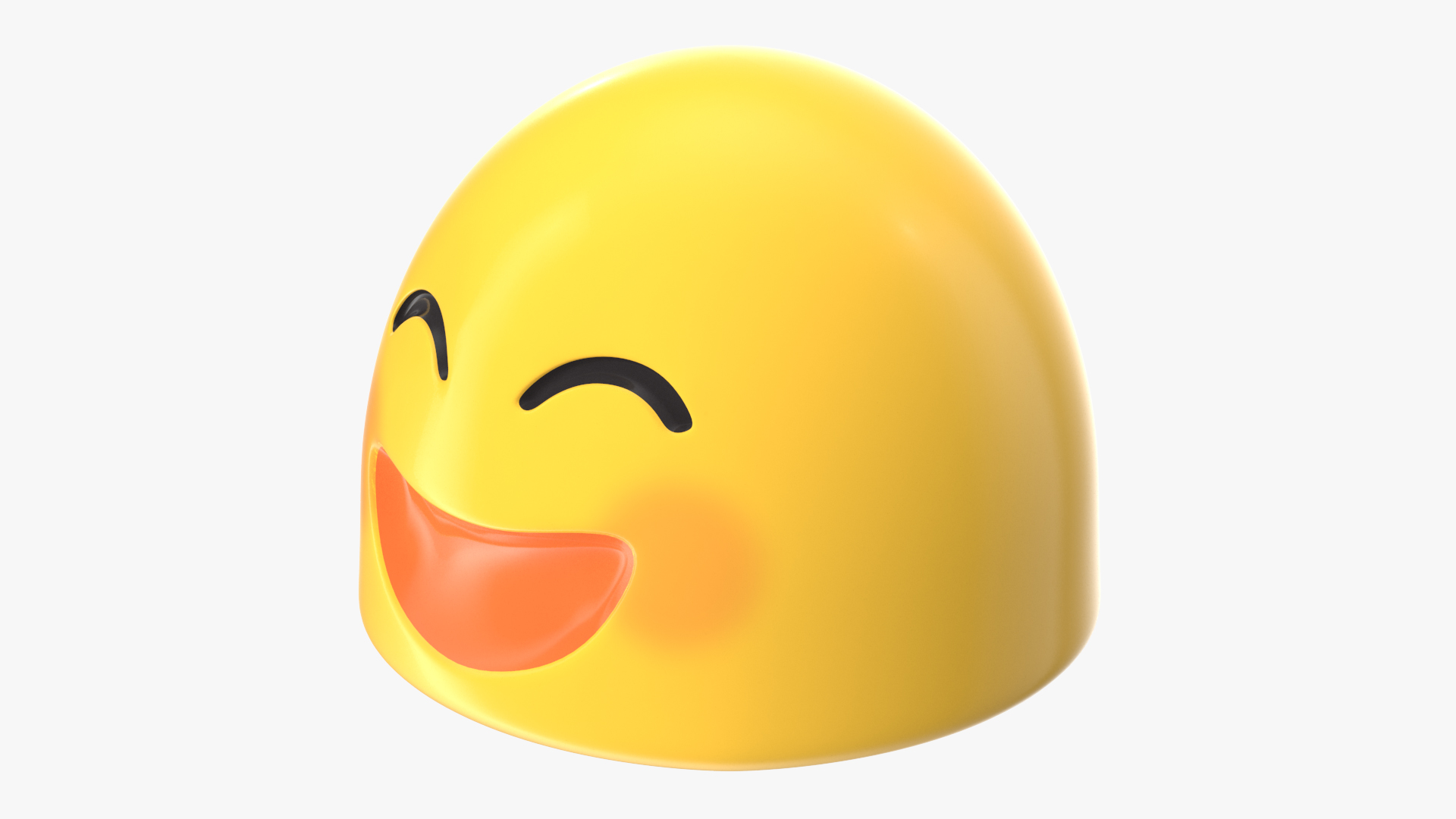 3D Smiling Face Android Emoji