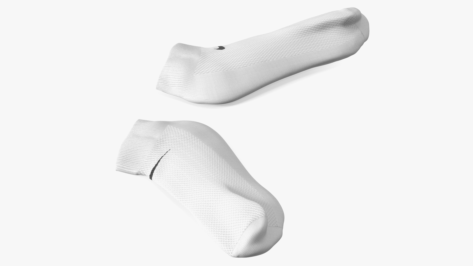 3D model Socks Nike Grey Idle