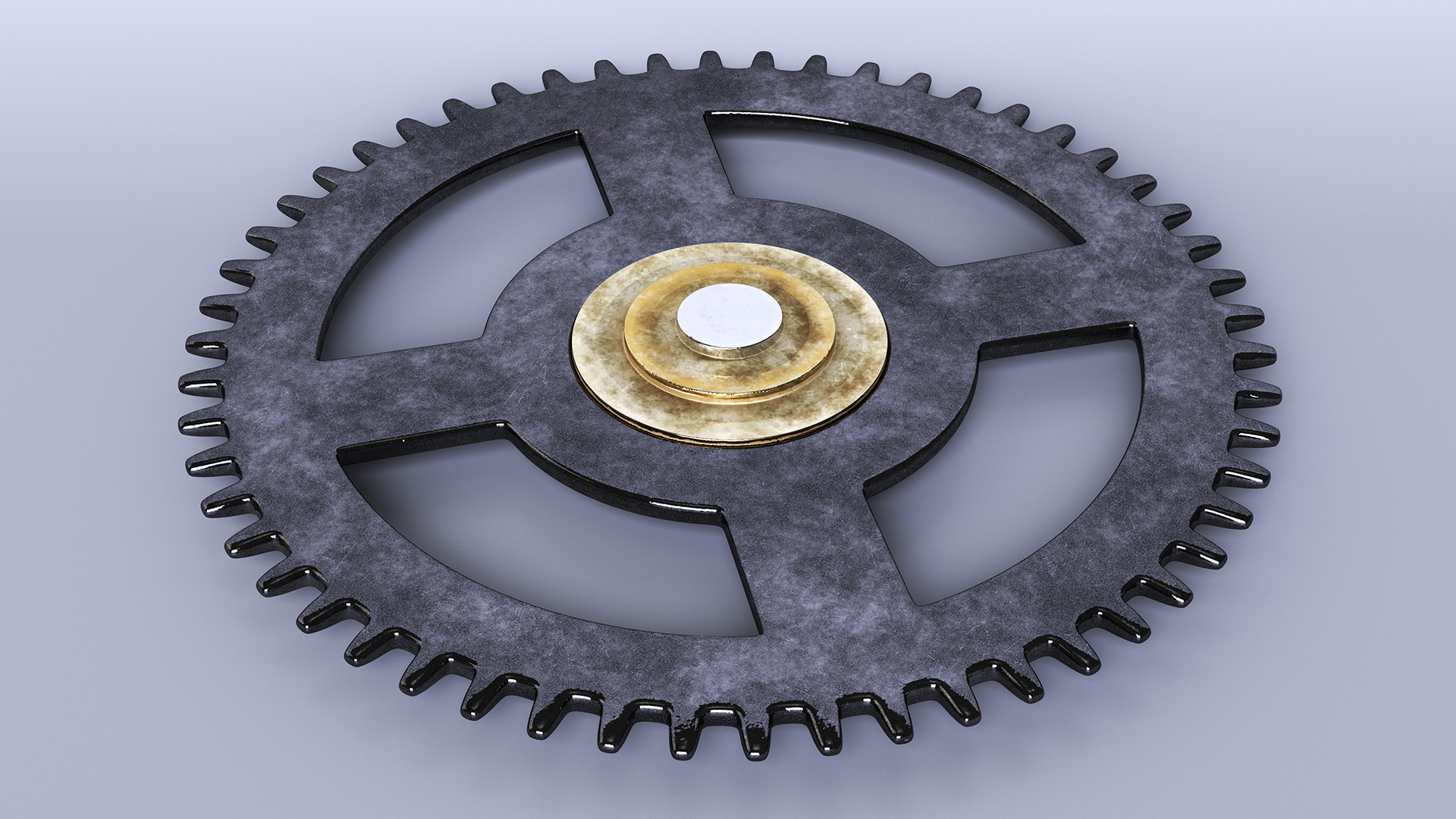 3D model Clock Cogs