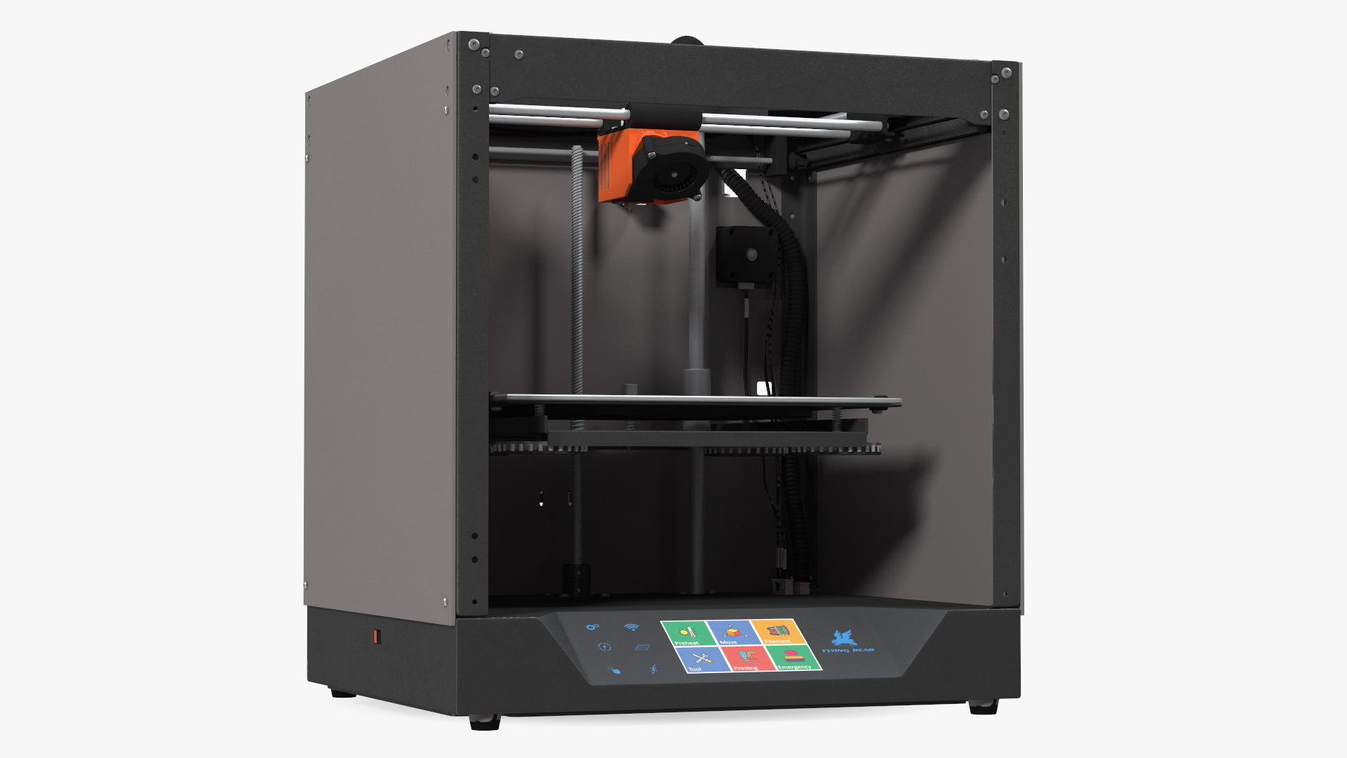 3D 3d Printer Rigged for Cinema 4D