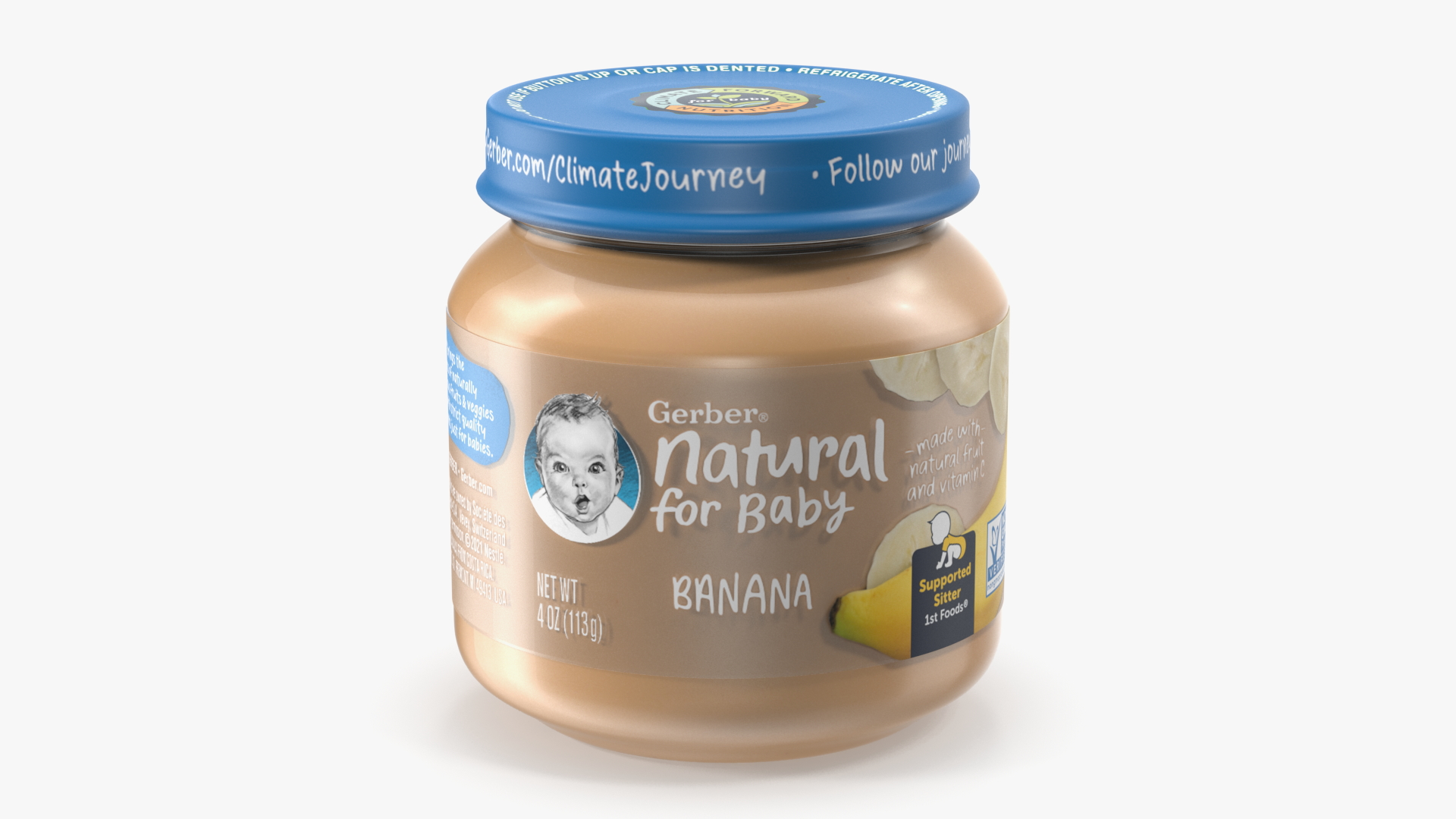 3D Gerber Fruit Baby Food Jars 113g Set