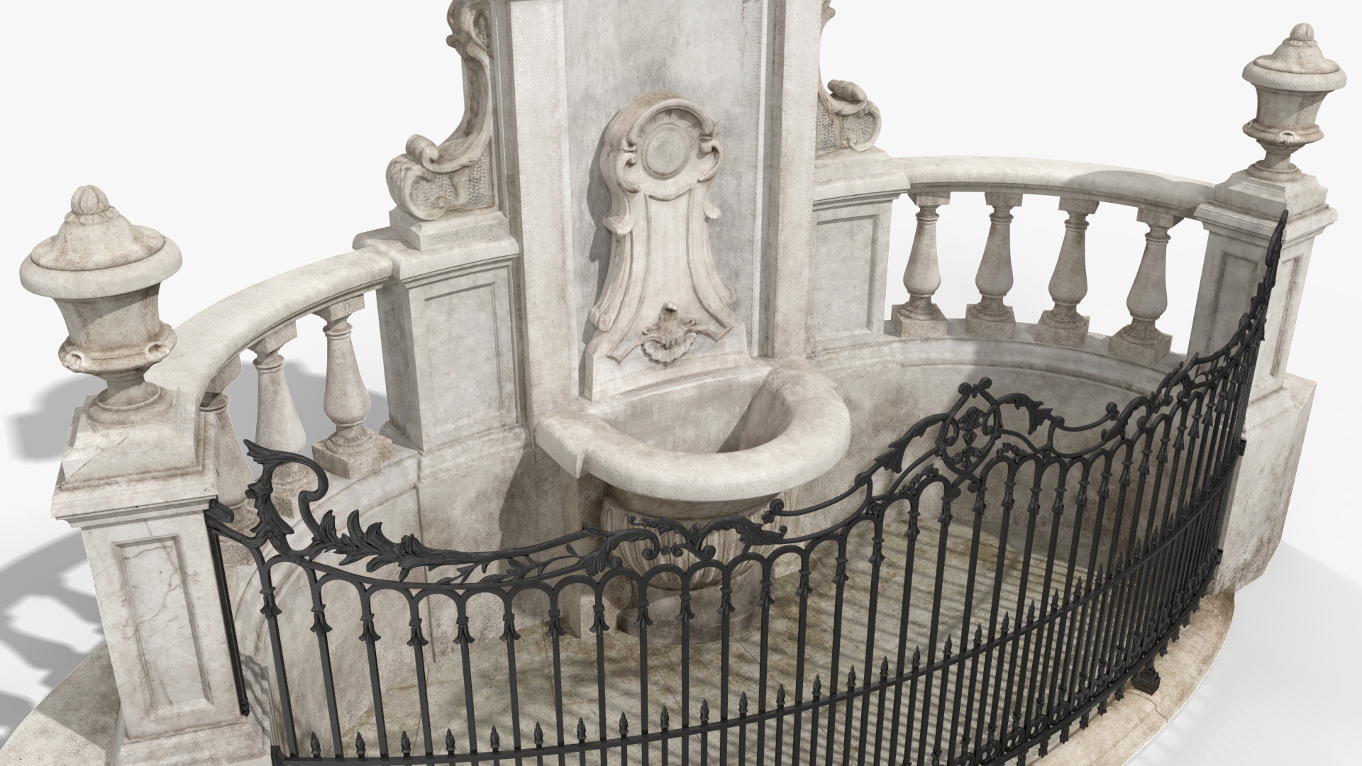 Pedestal of Manneken Pis 3D model