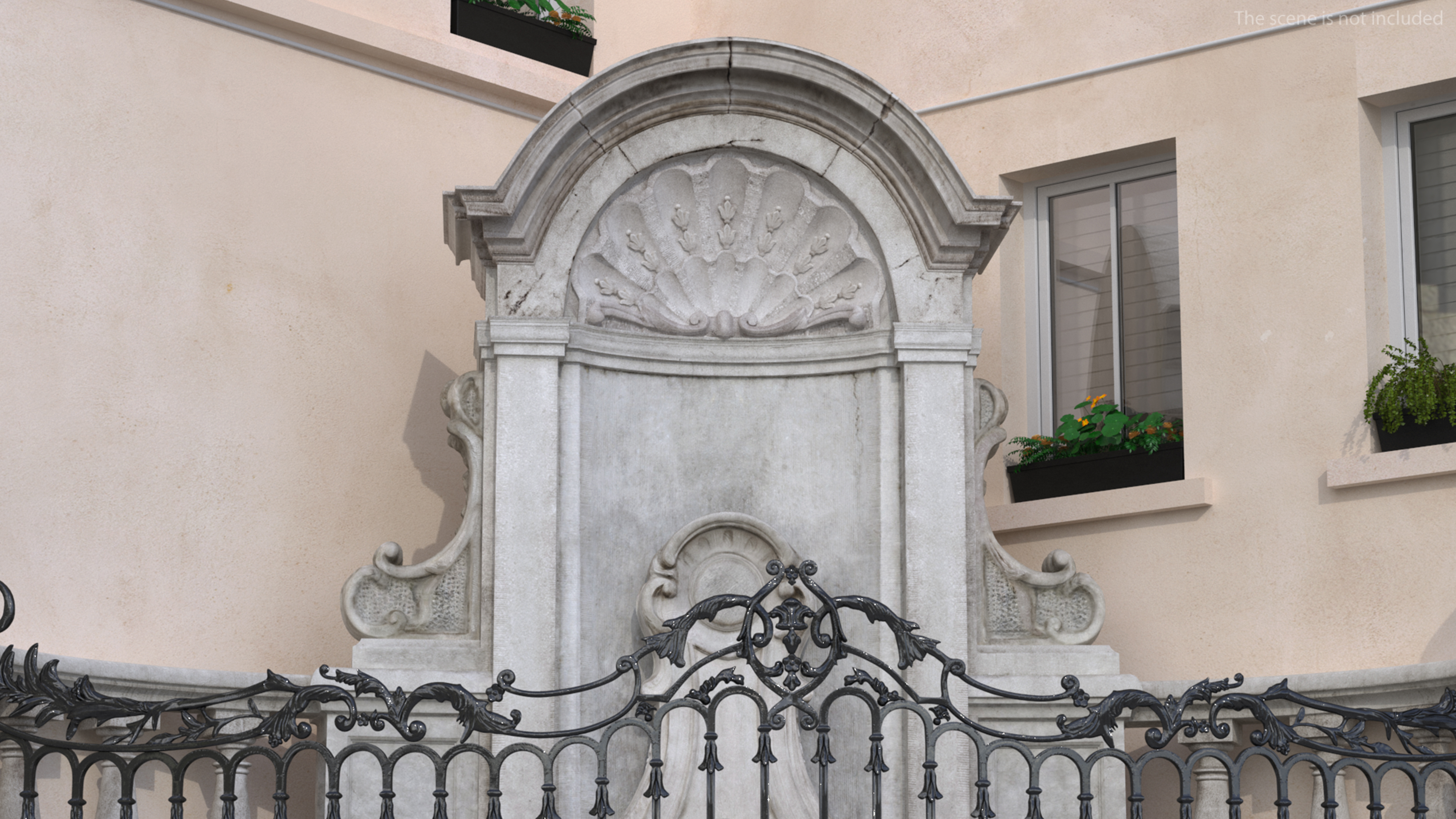 Pedestal of Manneken Pis 3D model