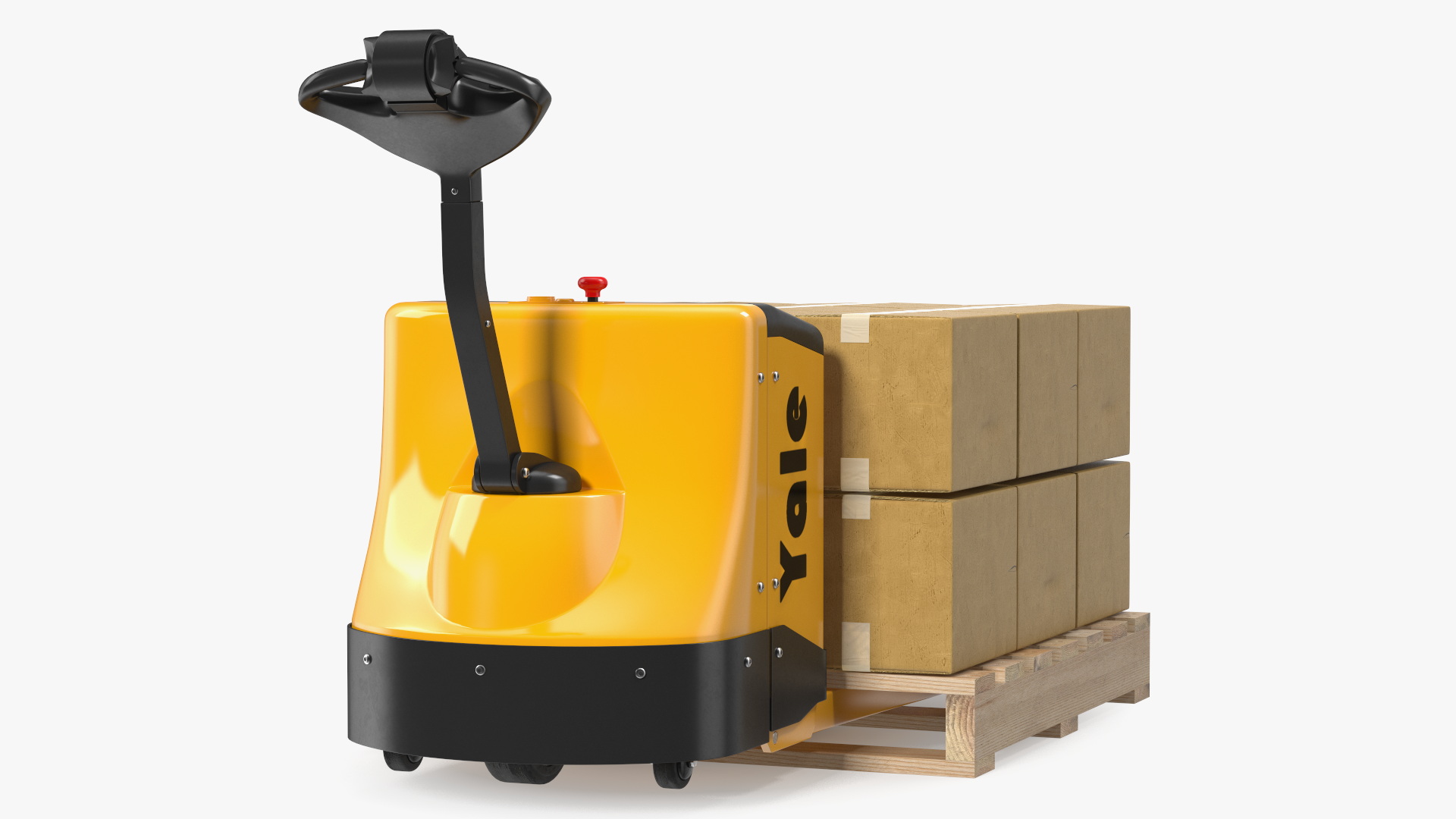 3D Electric Powered Pallet Jack model