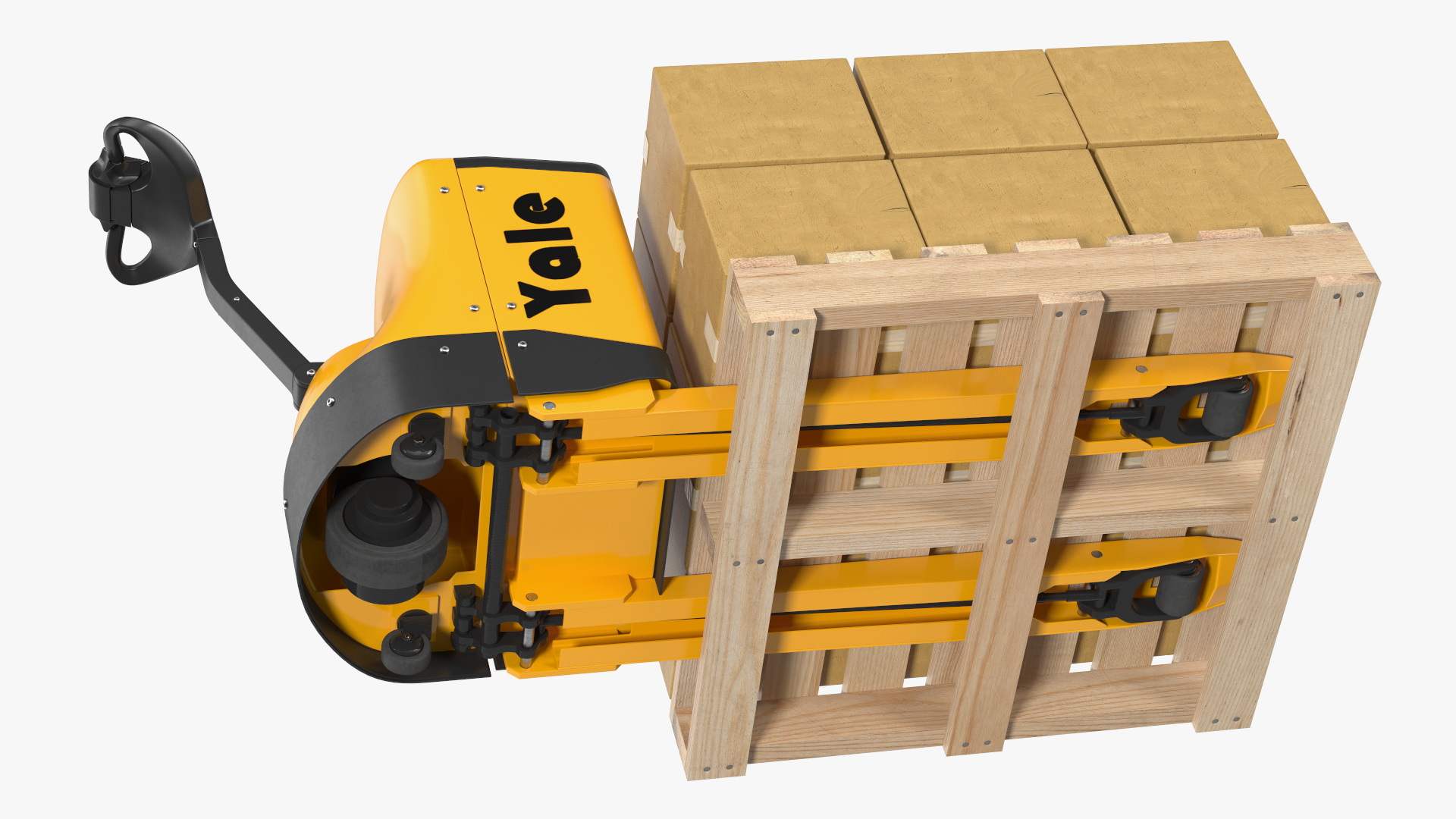 3D Electric Powered Pallet Jack model