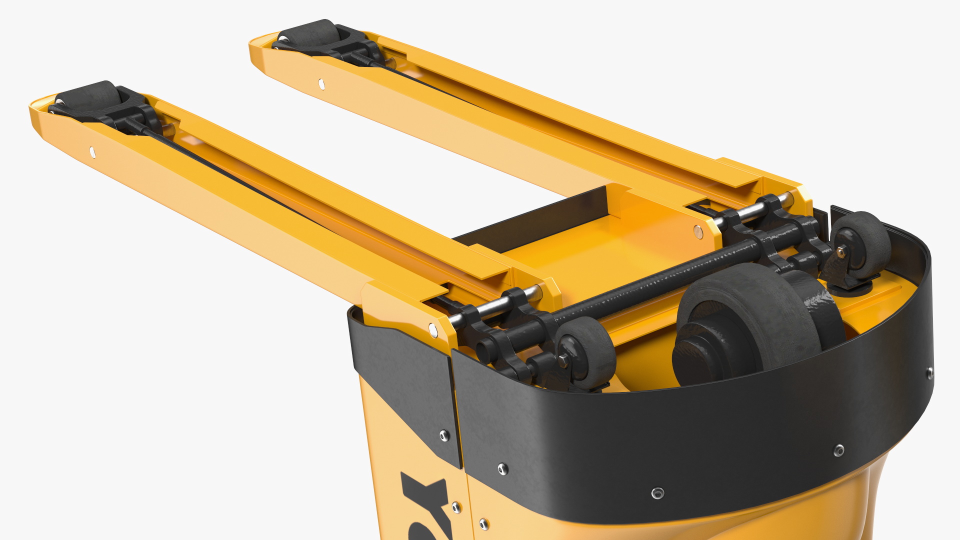 3D Electric Powered Pallet Jack model