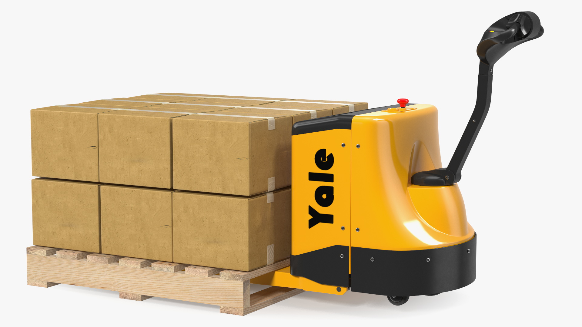 3D Electric Powered Pallet Jack model