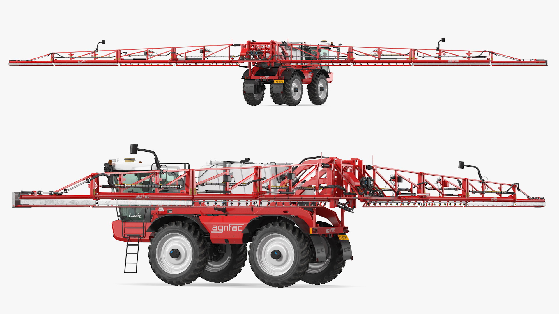 Agrifac Condor V Self Propelled Crop Sprayer Clean Rigged 3D