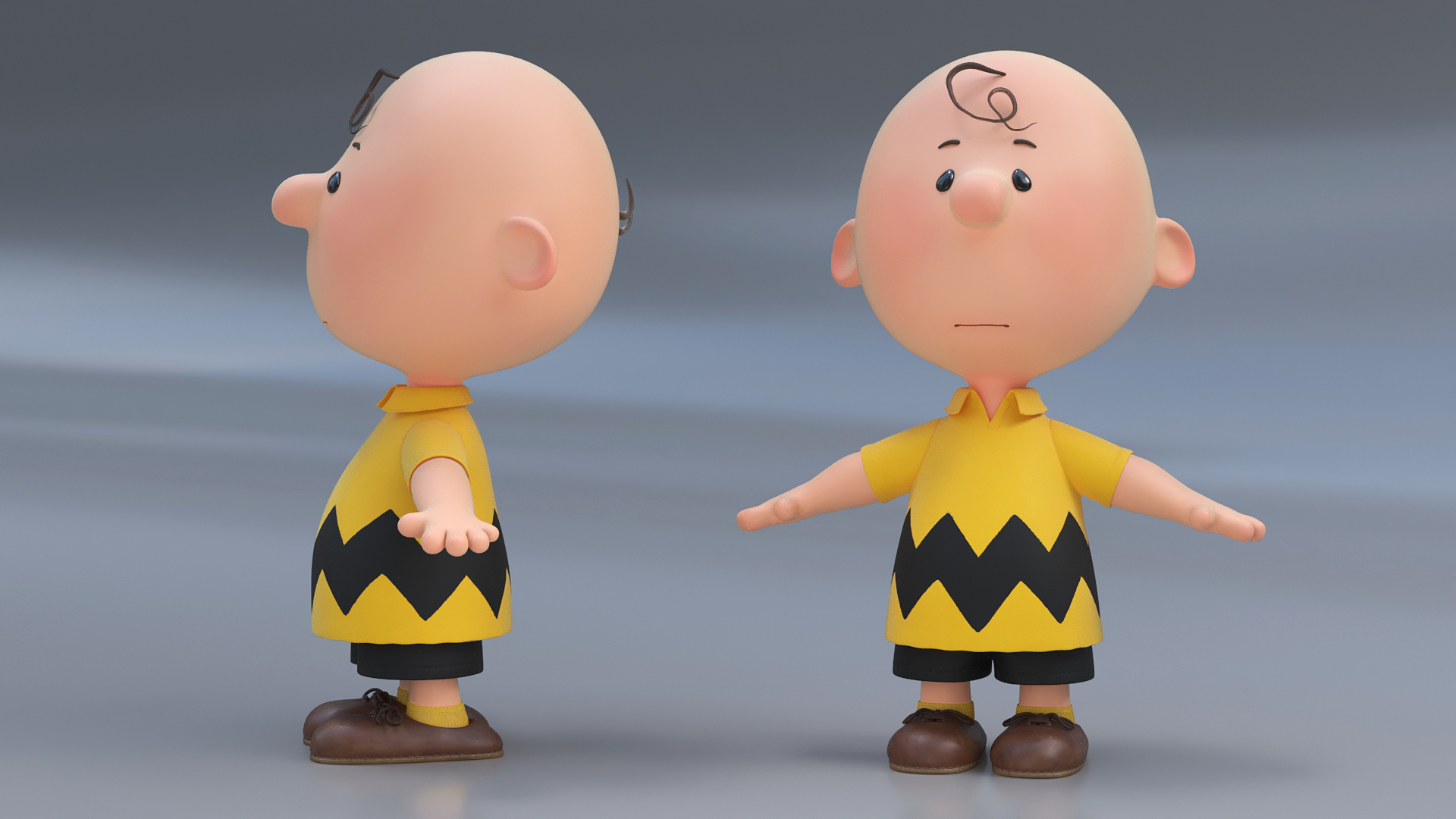 3D Charlie Brown model