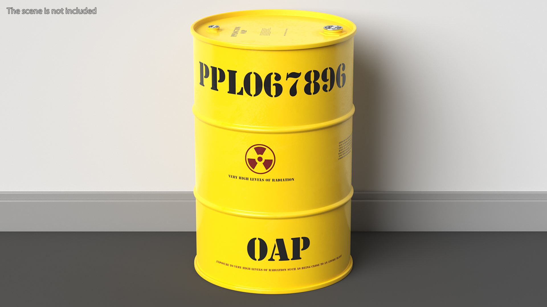 Radioactive Waste Barrel 3D model