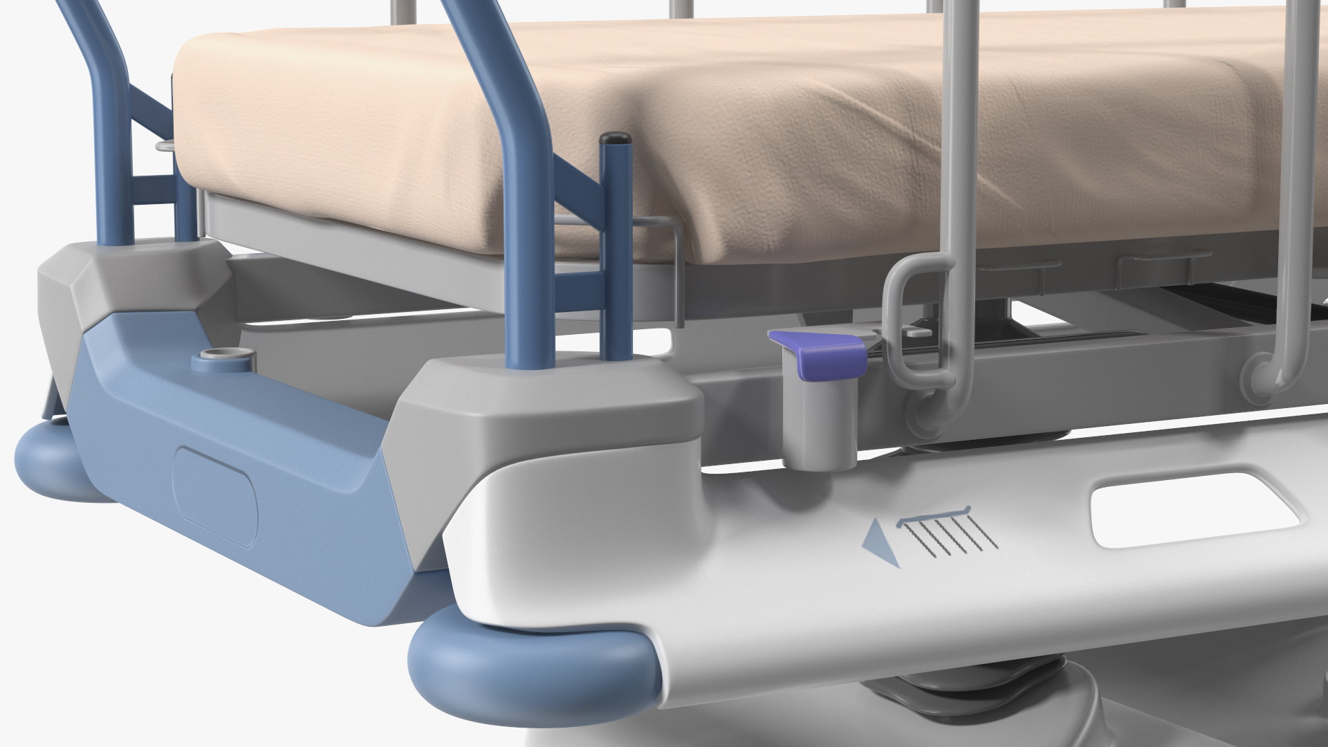 3D Emergency Transport Bed model